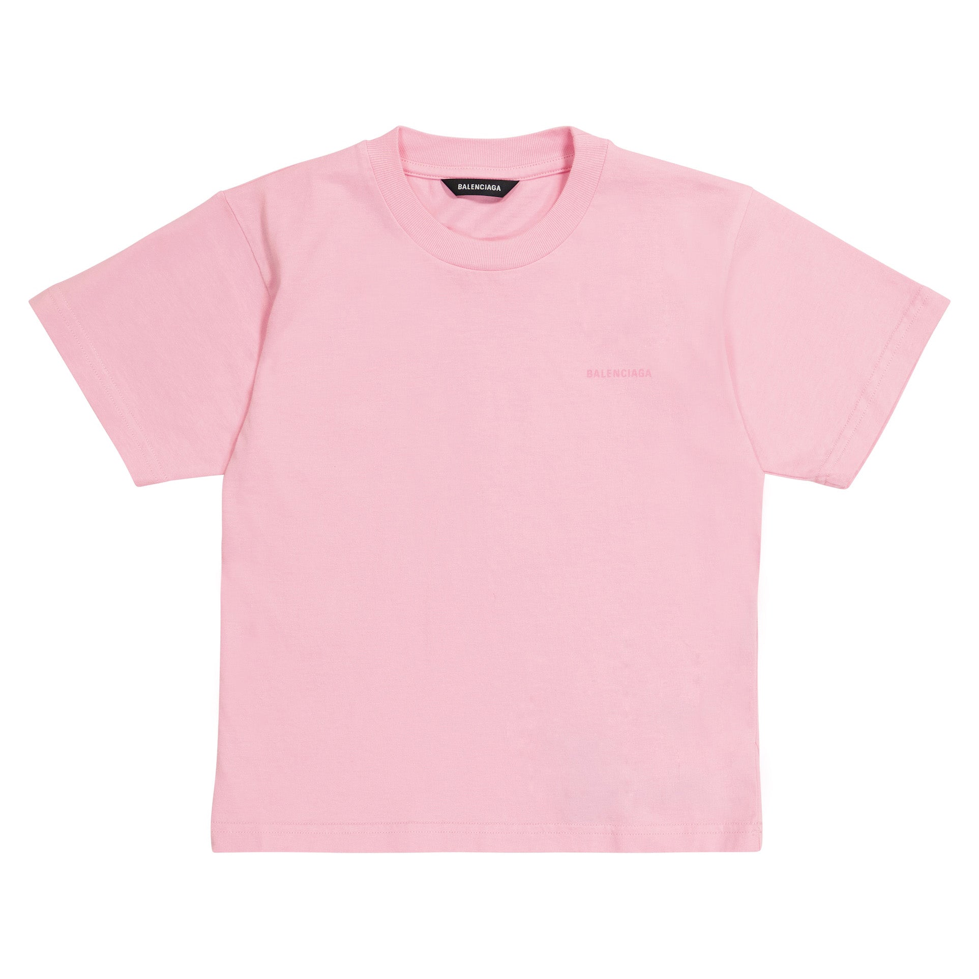 Girls Pink Logo Cotton T-Shirt