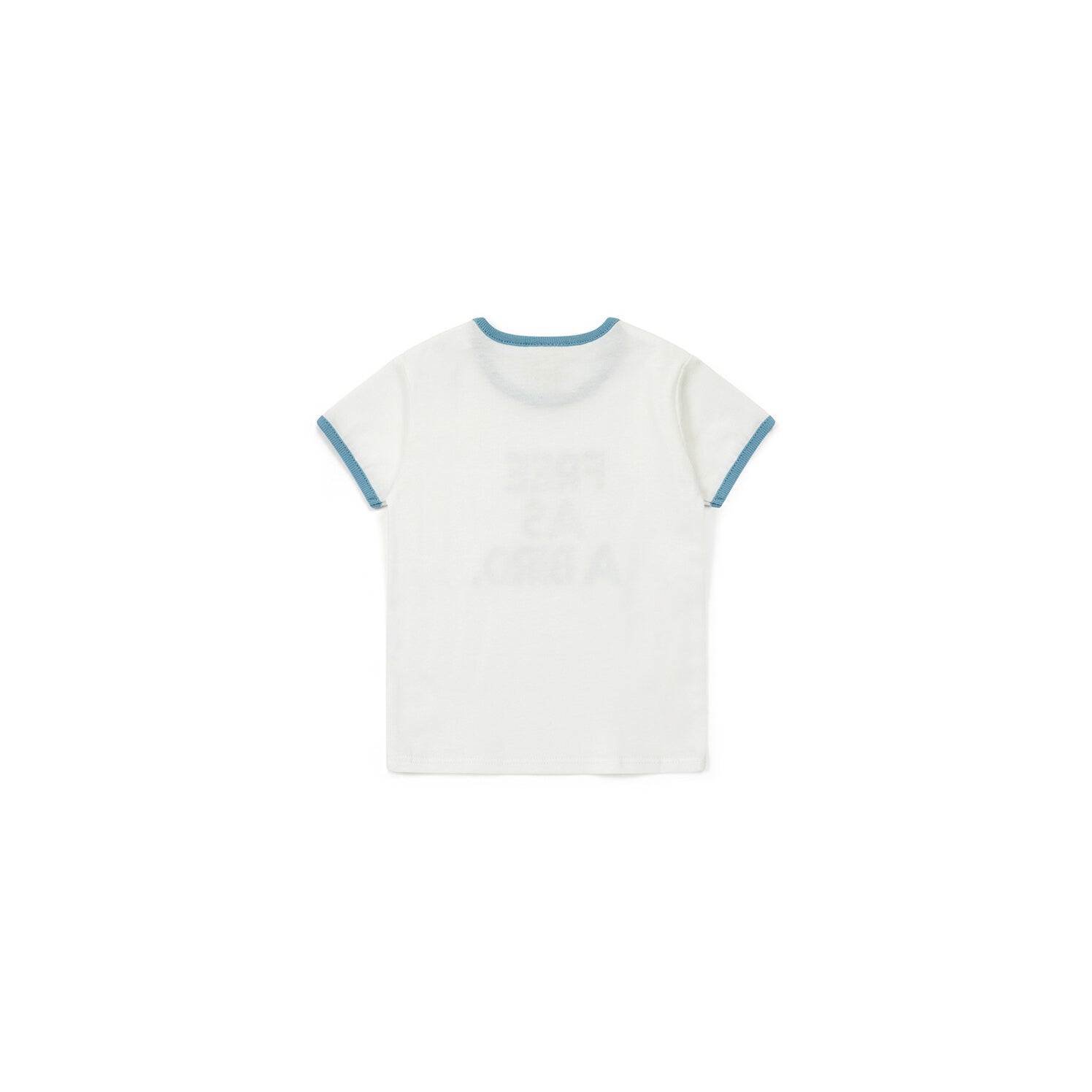 Baby Girls White Cotton T-Shirt