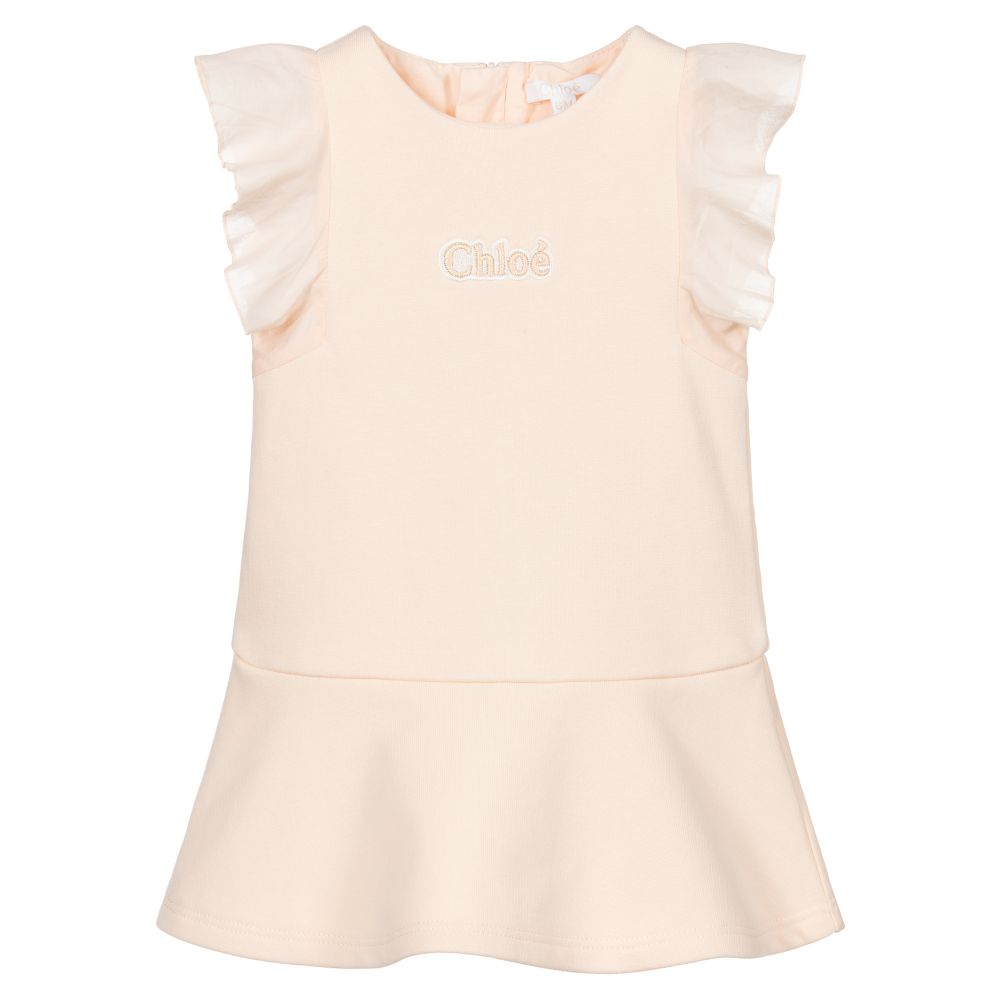 Baby Girls Pink Cotton Dress