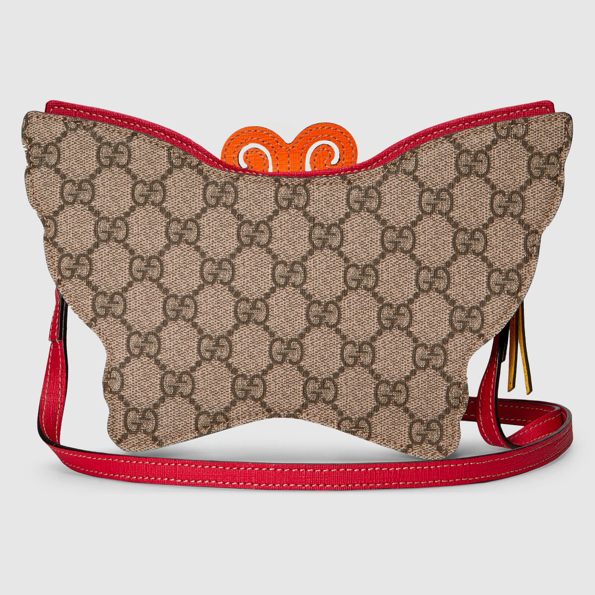 Sac à bandoulière papillon GG beige pour filles