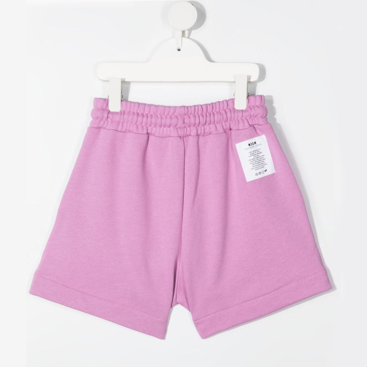Girls Lilac Fleece Logo Shorts