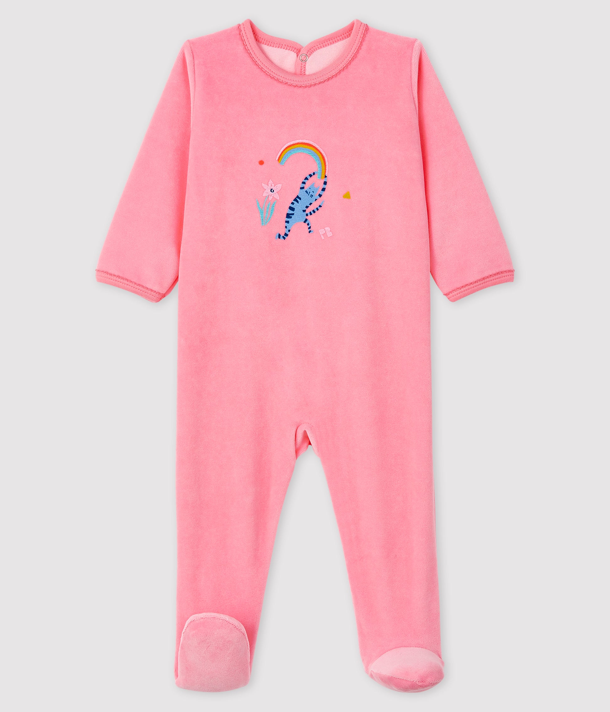 Baby Girls Pink Babysuit