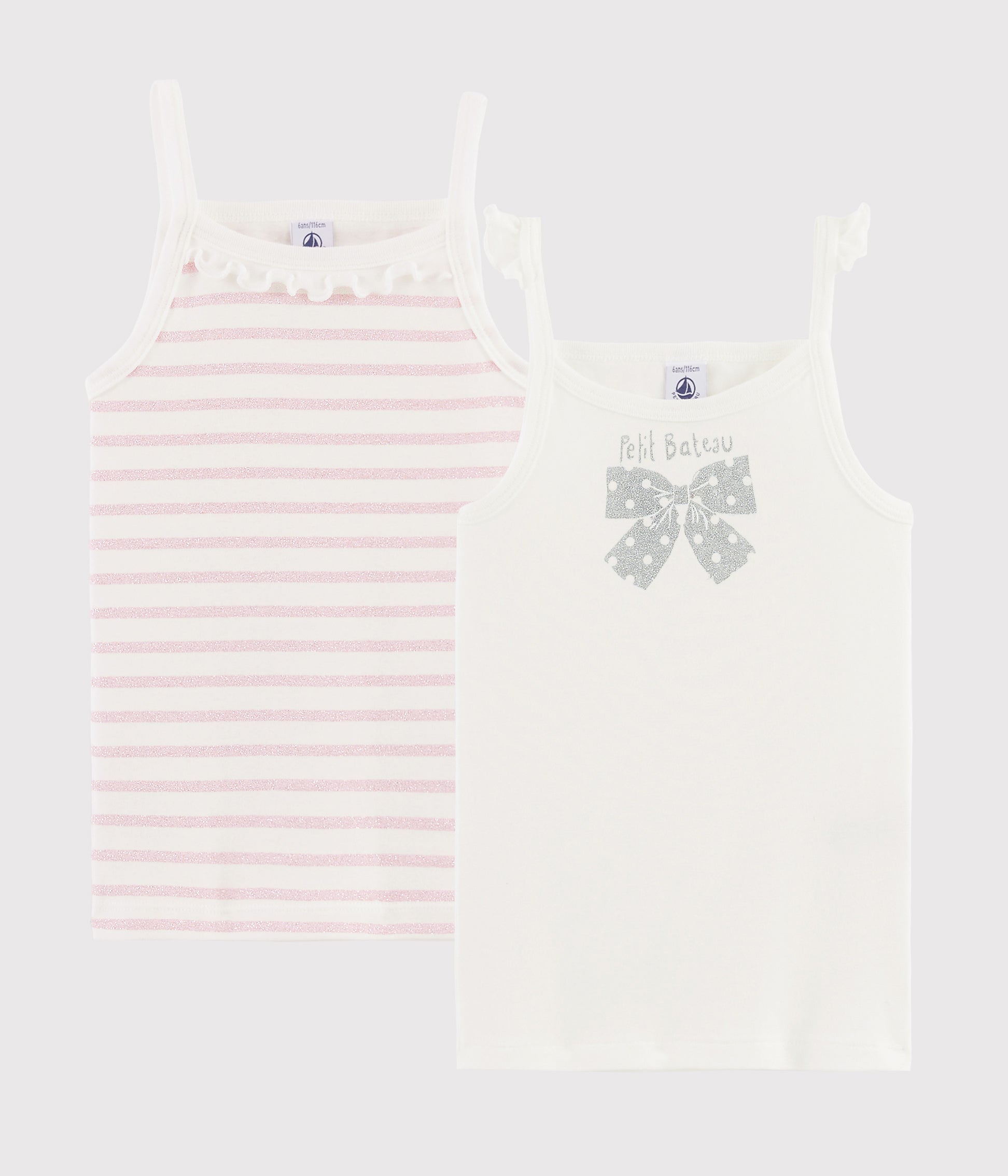 Girls Multicolor Cotton Vest Sets