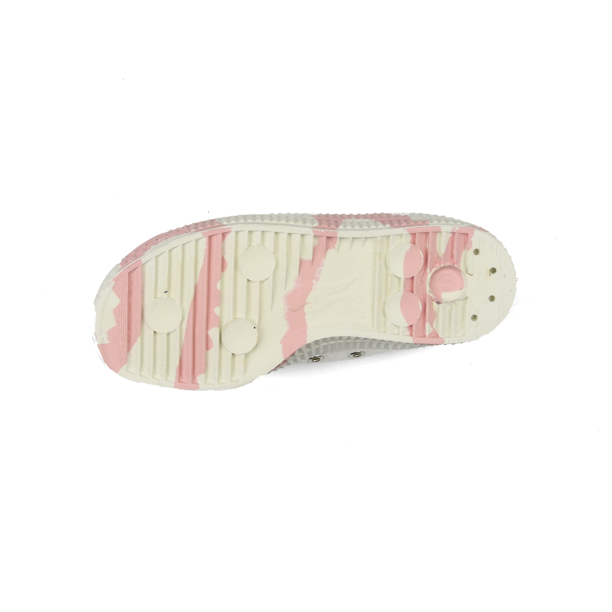 Girls White & Pink Velcro Shoes