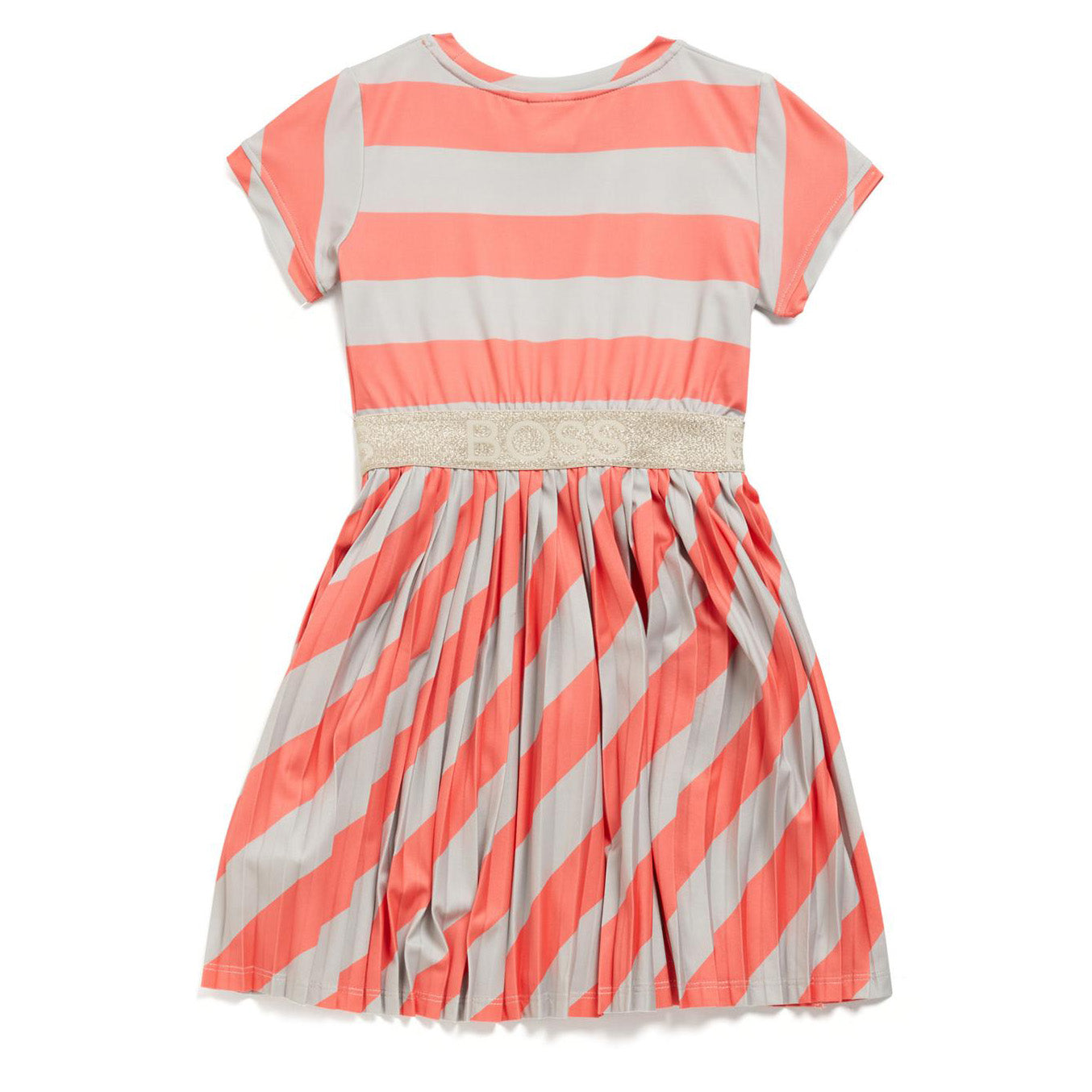 Girls Red Stripes Dress