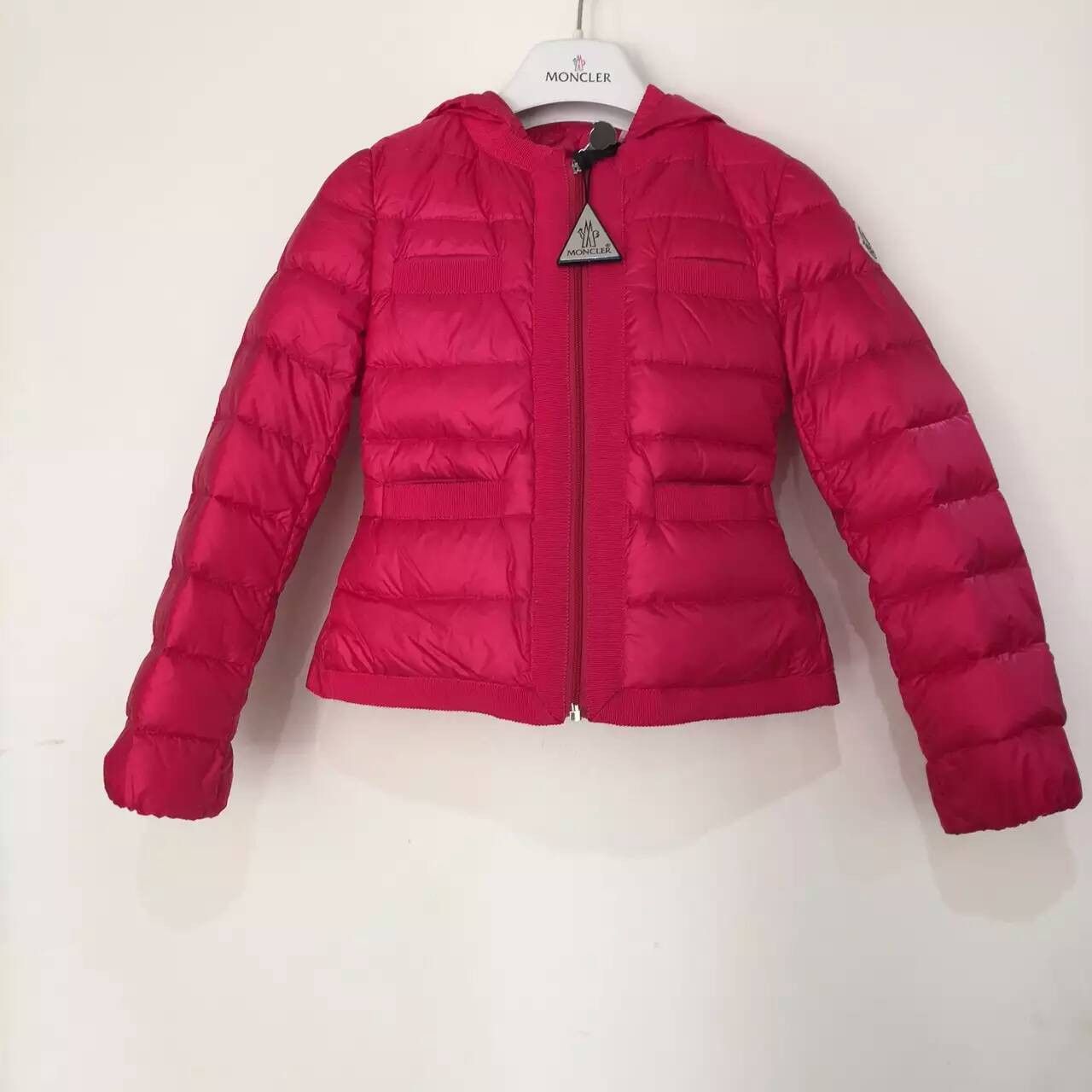 Girls Rose Red Down Padded Hooded 'Alose' Jacket - CÉMAROSE | Children's Fashion Store - 1