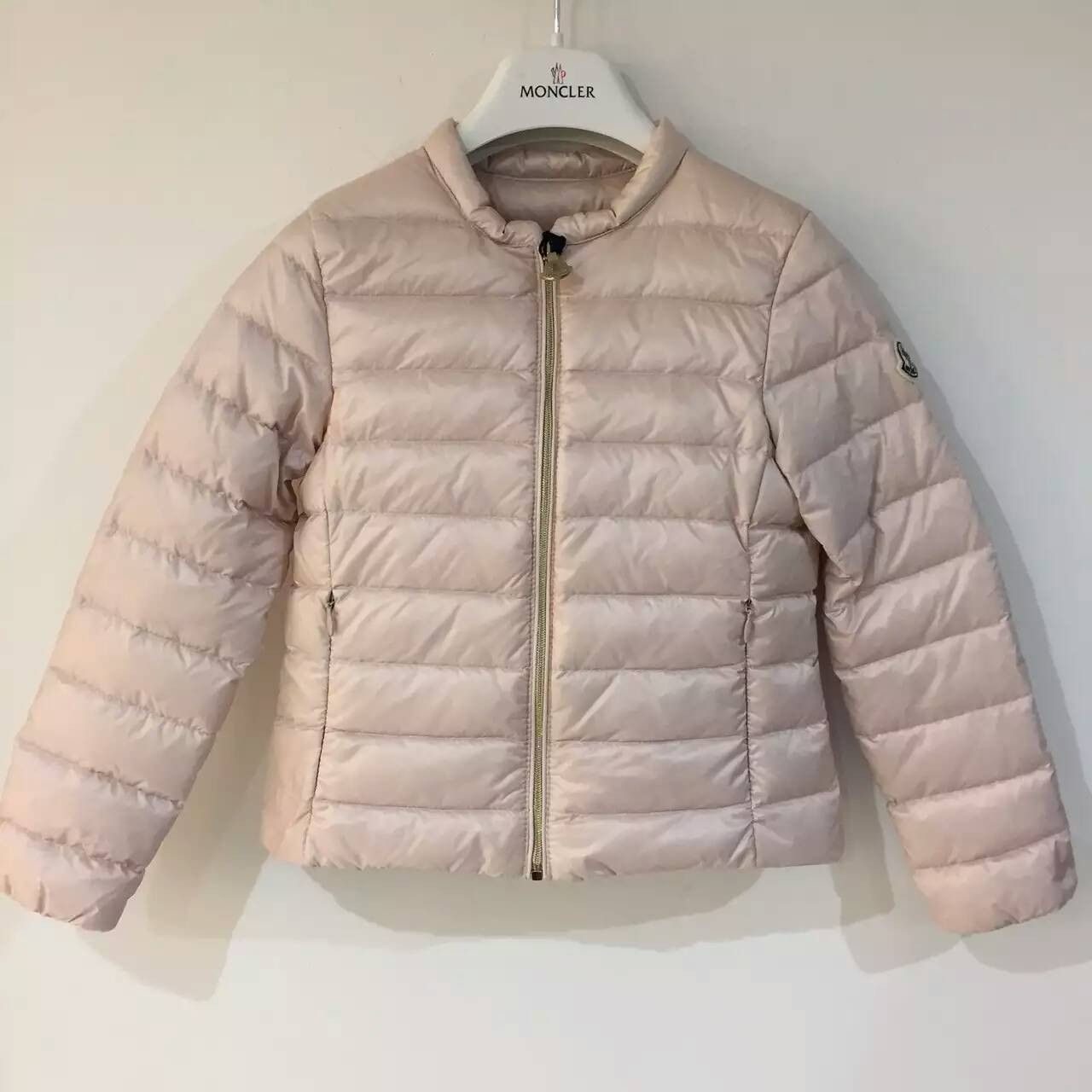 Girls Light Pink Hidden Pocket Down Padded 'Ambrine' Jacket - CÉMAROSE | Children's Fashion Store - 1