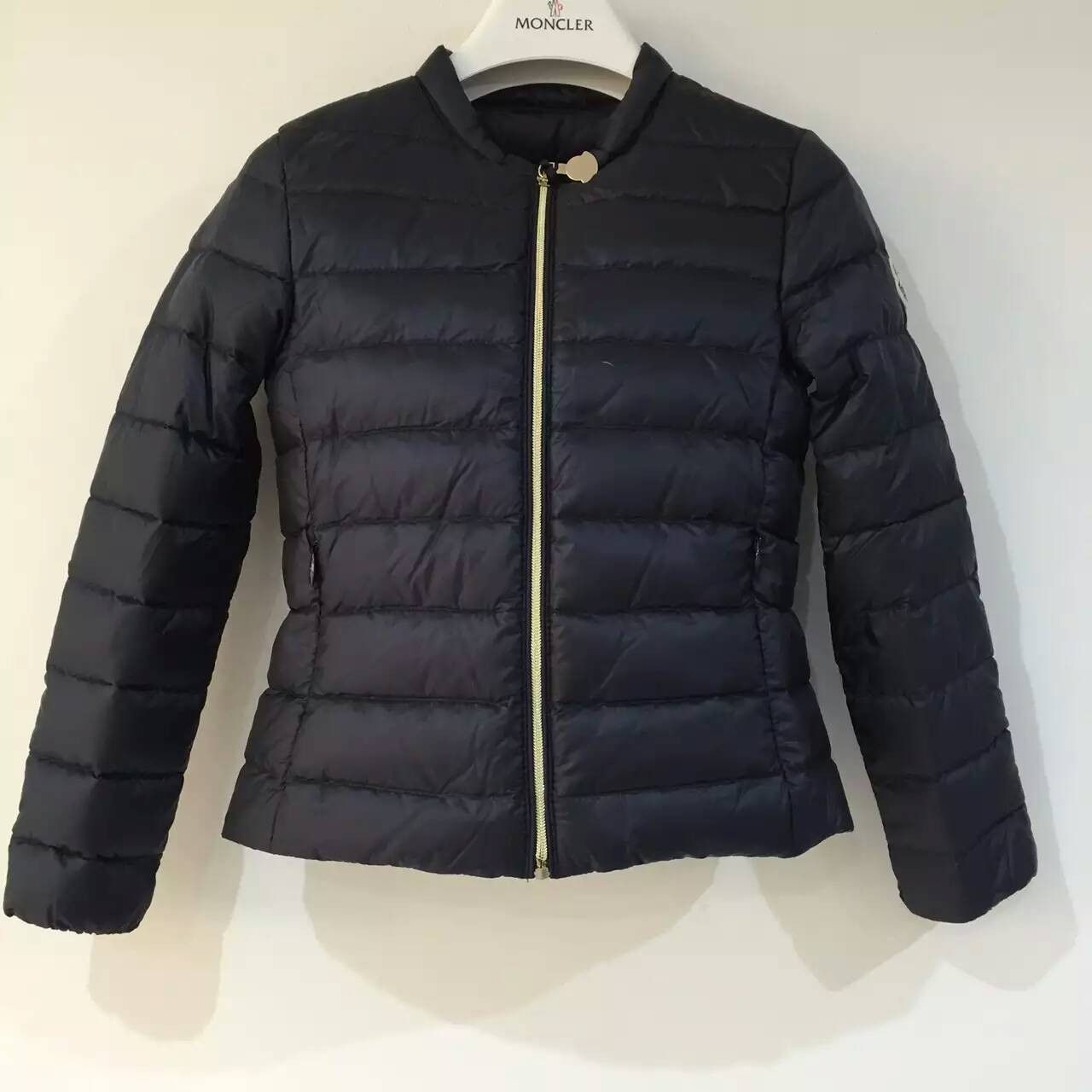 Girls Navy Blue Hidden Pocket Down Padded 'Ambrine' Jacket - CÉMAROSE | Children's Fashion Store - 1
