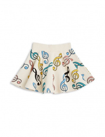 Girls Ivory Organic Cotton Skirt