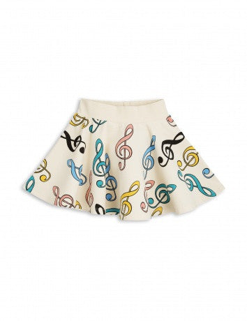 Girls Ivory Organic Cotton Skirt