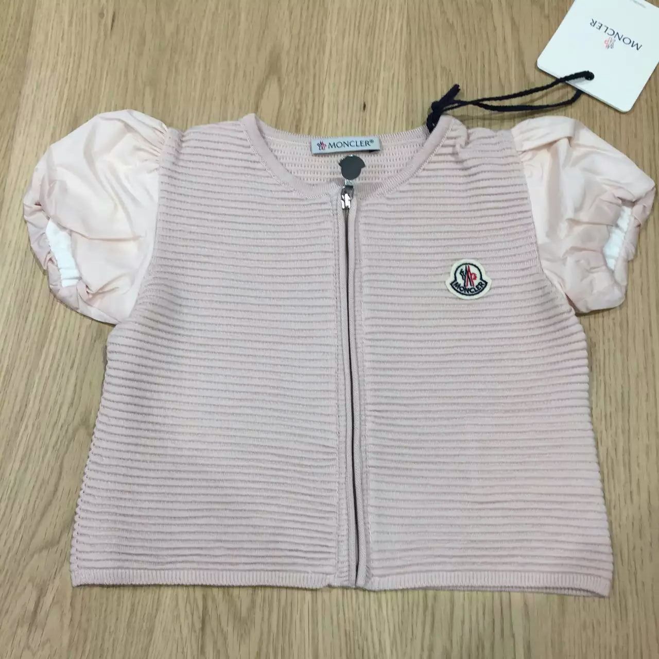 Girls Bright Pink Striped Knitted Sleeveless Cardigan - CÉMAROSE | Children's Fashion Store