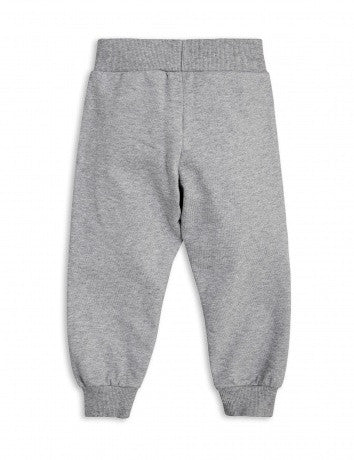 Girls Grey Rose Printed Sweatpants