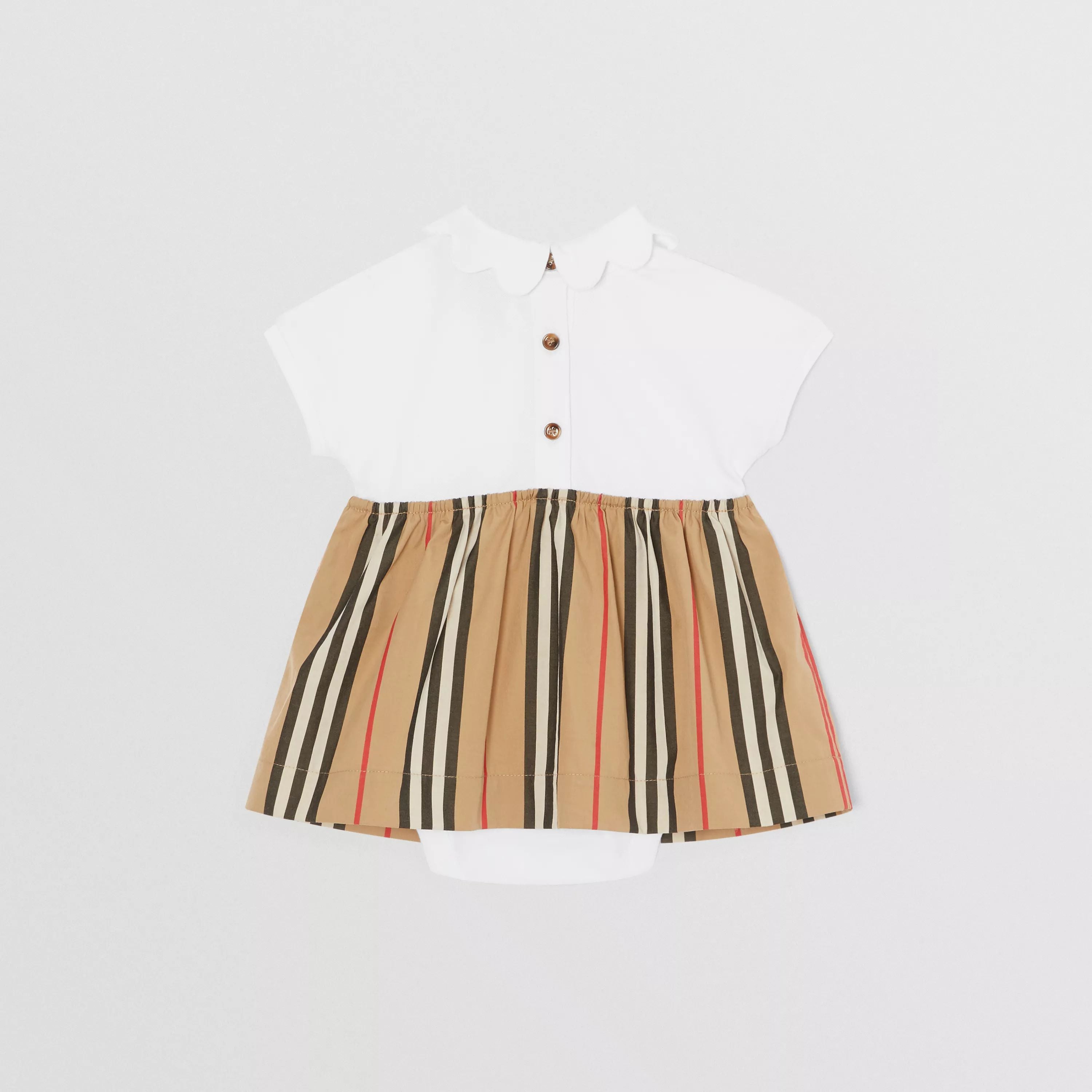 Baby Girls White Cotton Dress