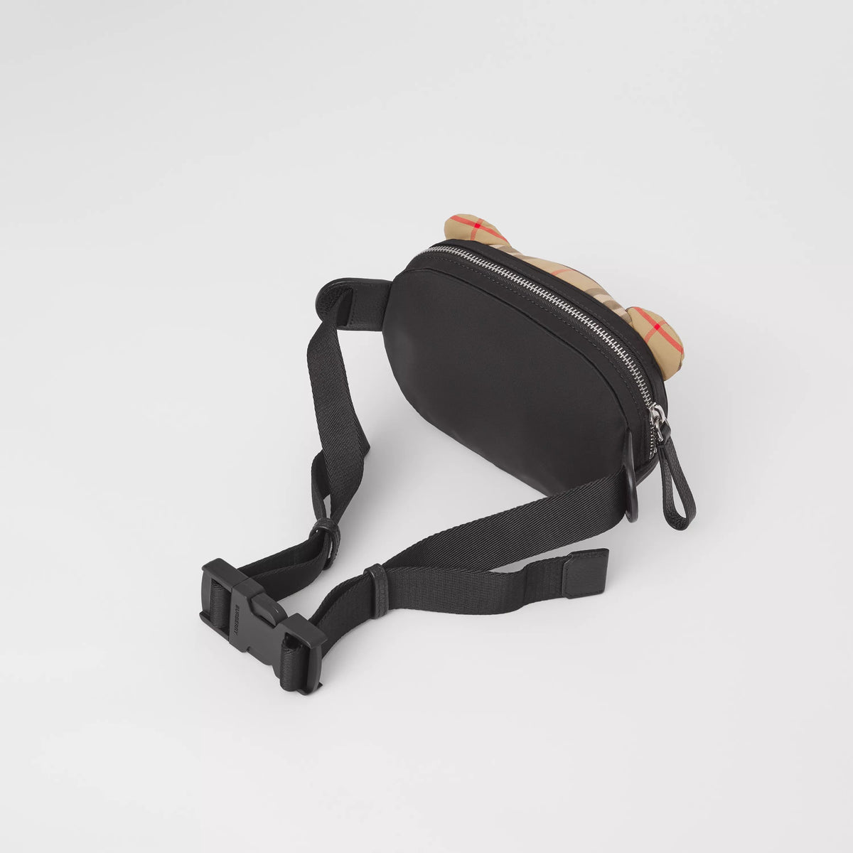 Sac banane en peluche beige pour garçons et filles