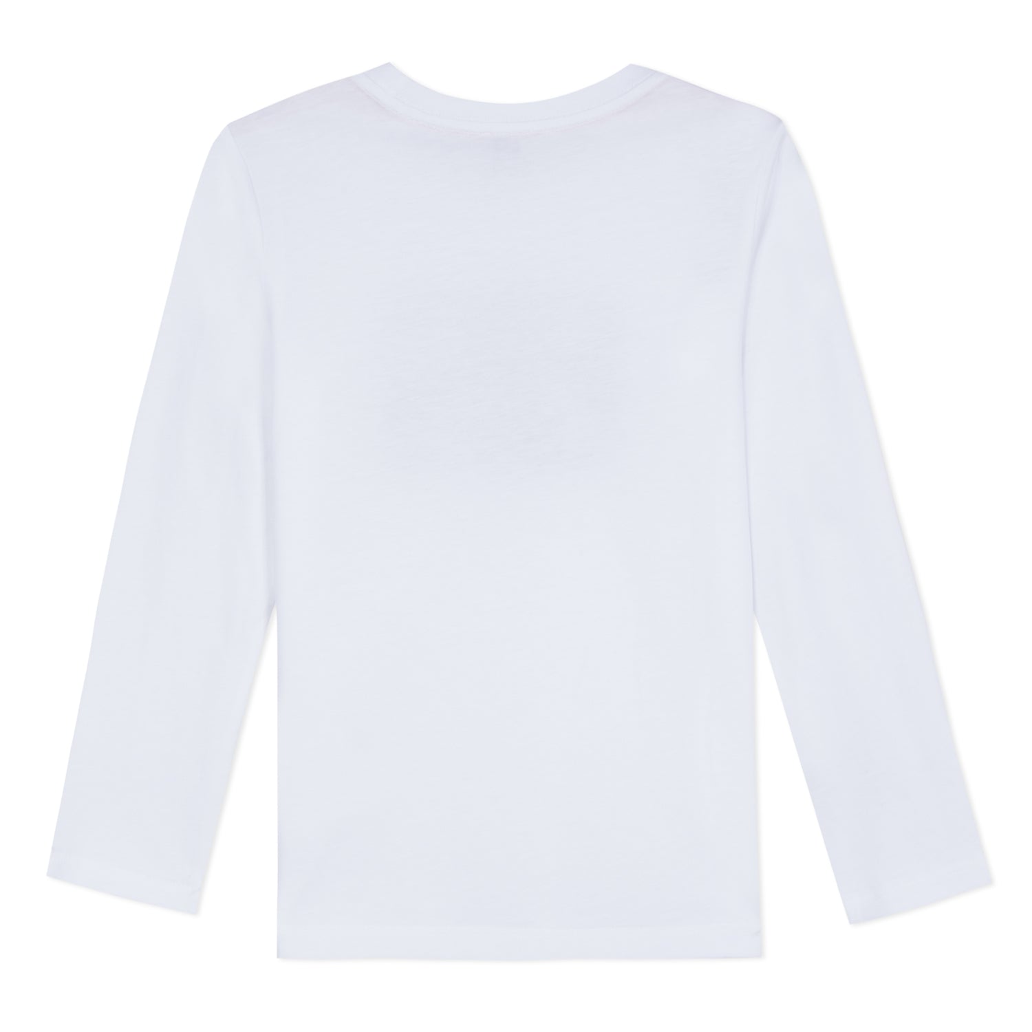 Boys White Printing Cotton Top