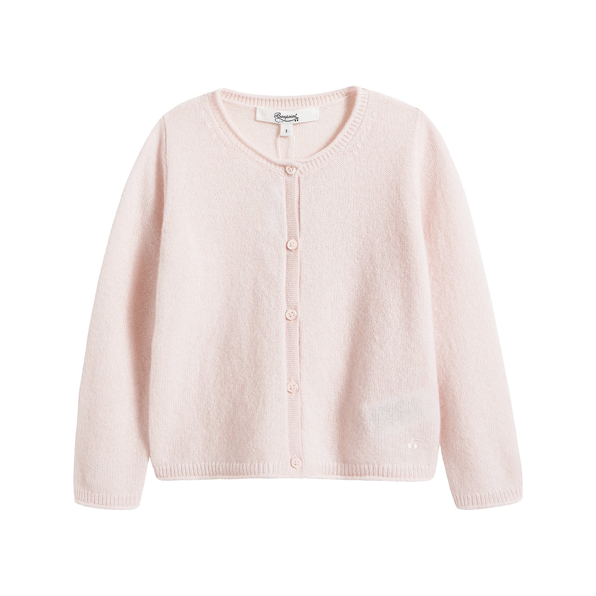 Baby Girls Pink Cashmere Cardigan