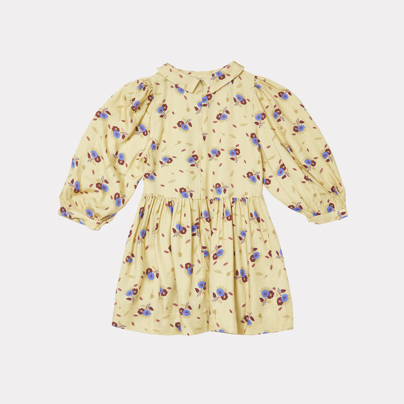 Girls Yellow Floral Dress