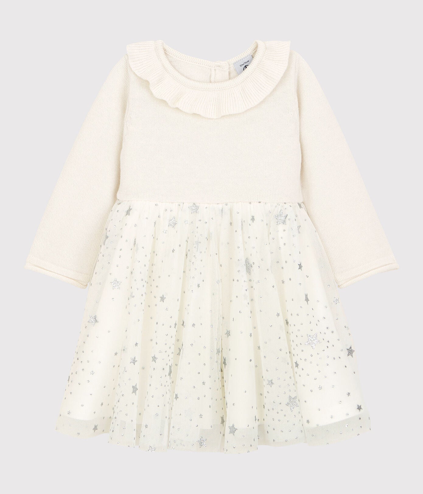 Baby Girls White Cotton Dress