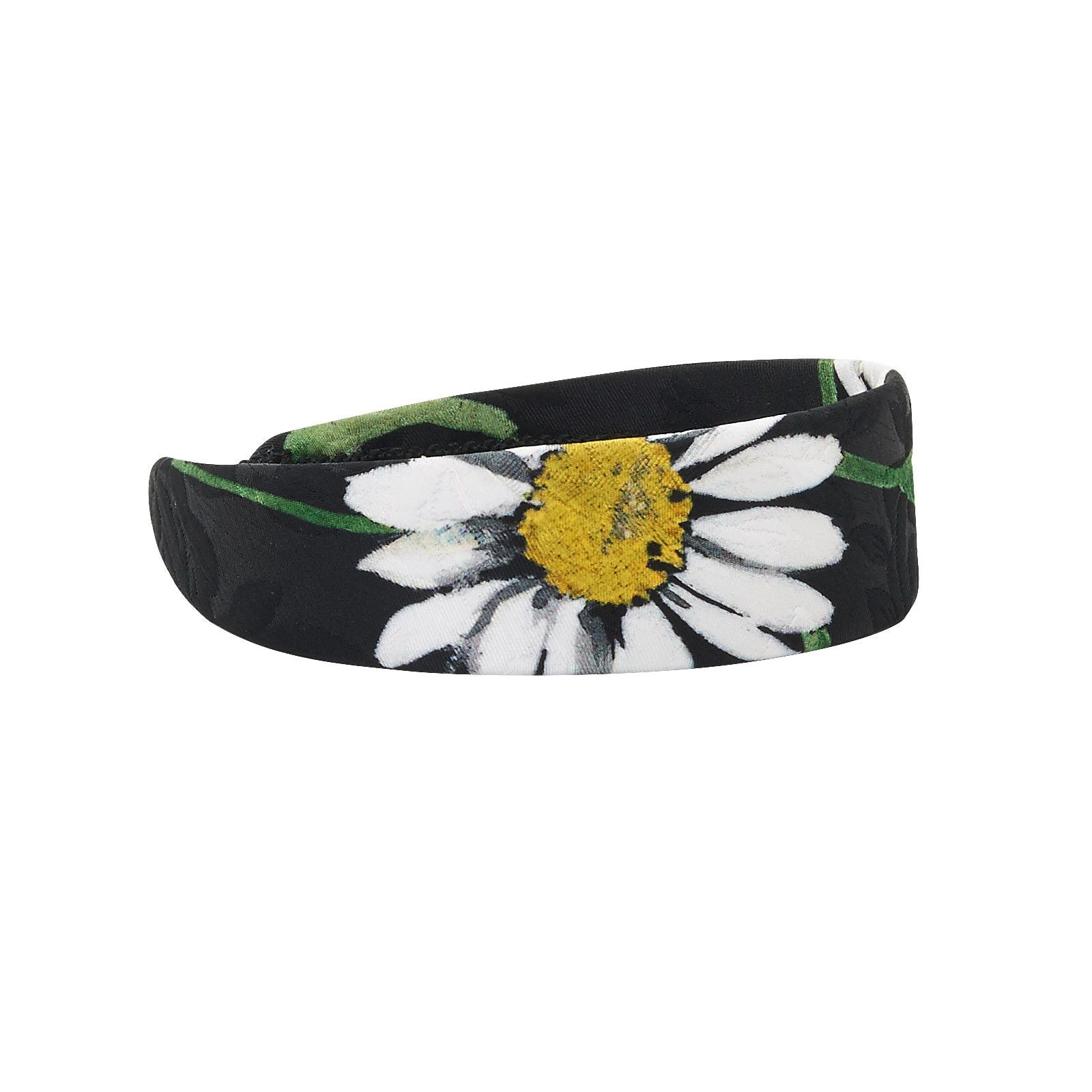 Girls Black Flower Printed Hairband - CÉMAROSE | Children's Fashion Store