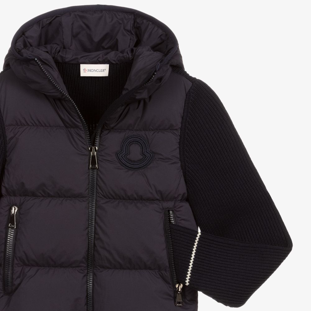 Girls Navy Knit Jacket