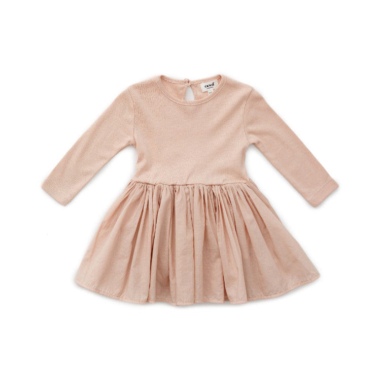 Girls Pink Cotton Dress