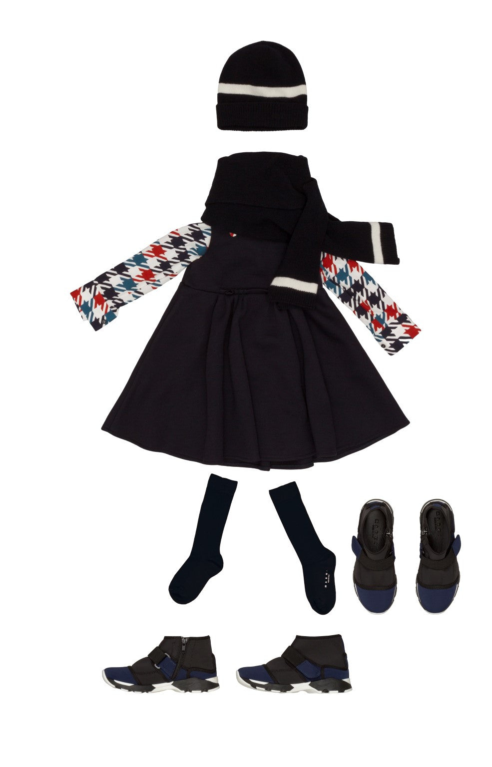 Girls Multicolor Striped Trims Viscose Shirts - CÉMAROSE | Children's Fashion Store - 2