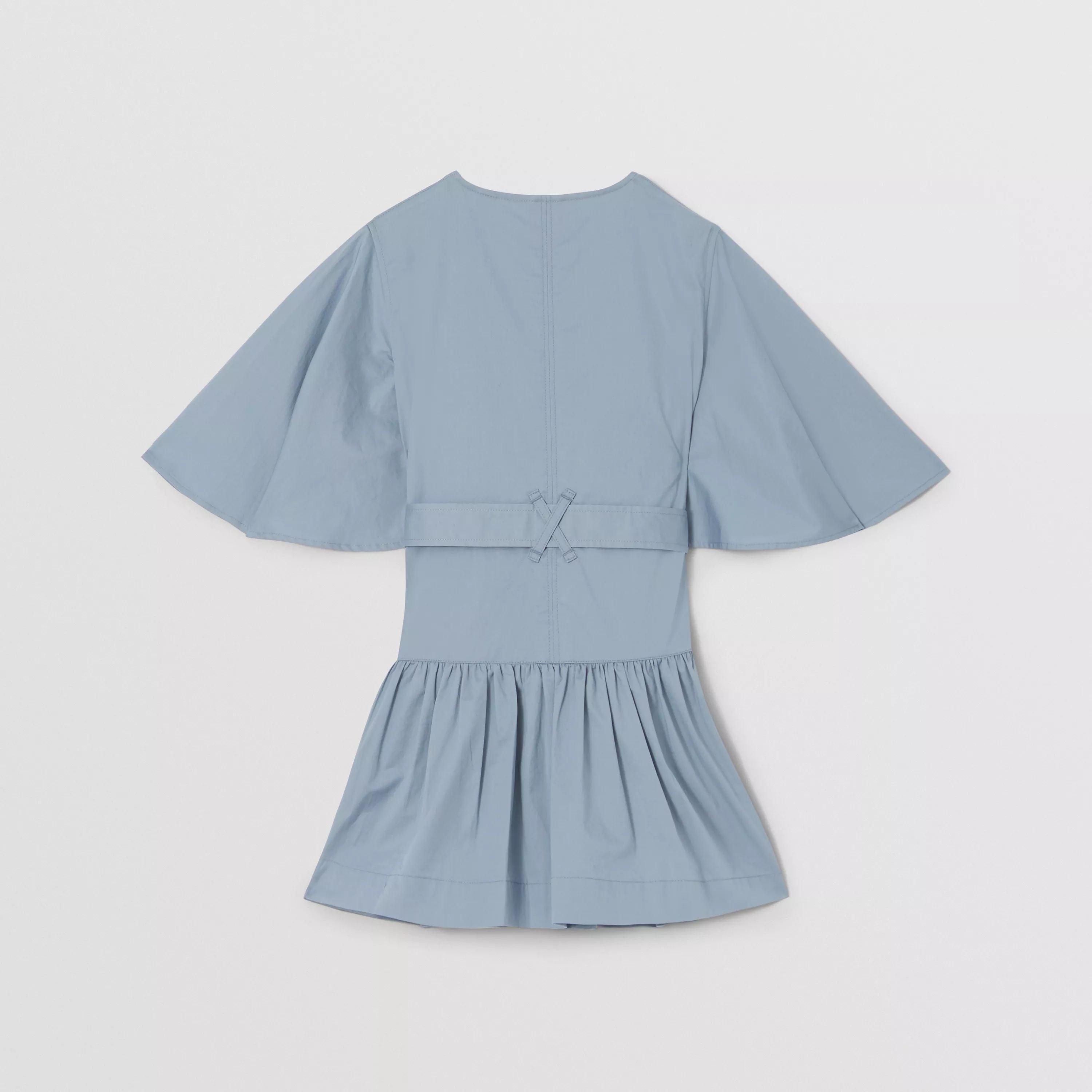 Girls Blue Cotton Dress