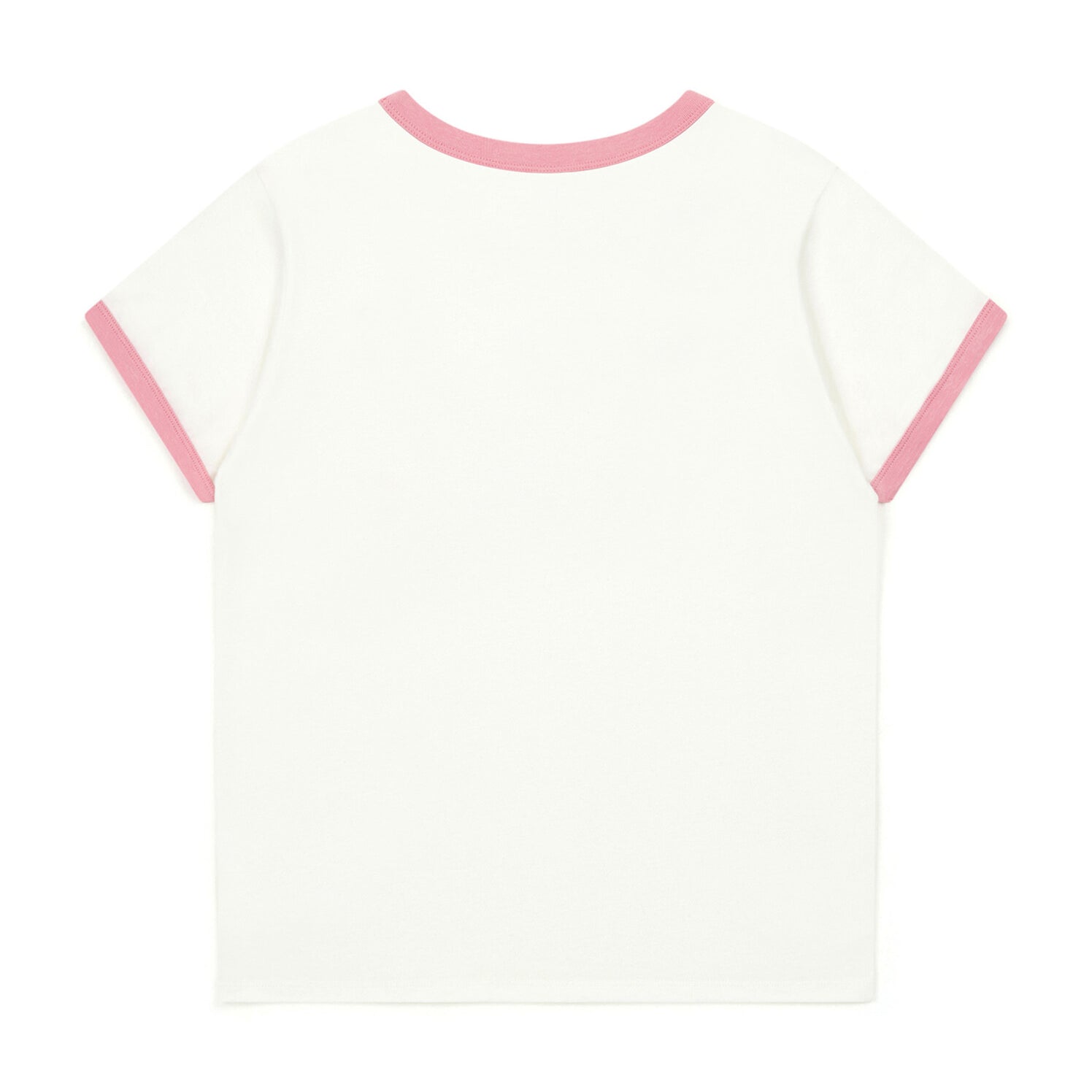 Girls White Logo Cotton T-Shirt