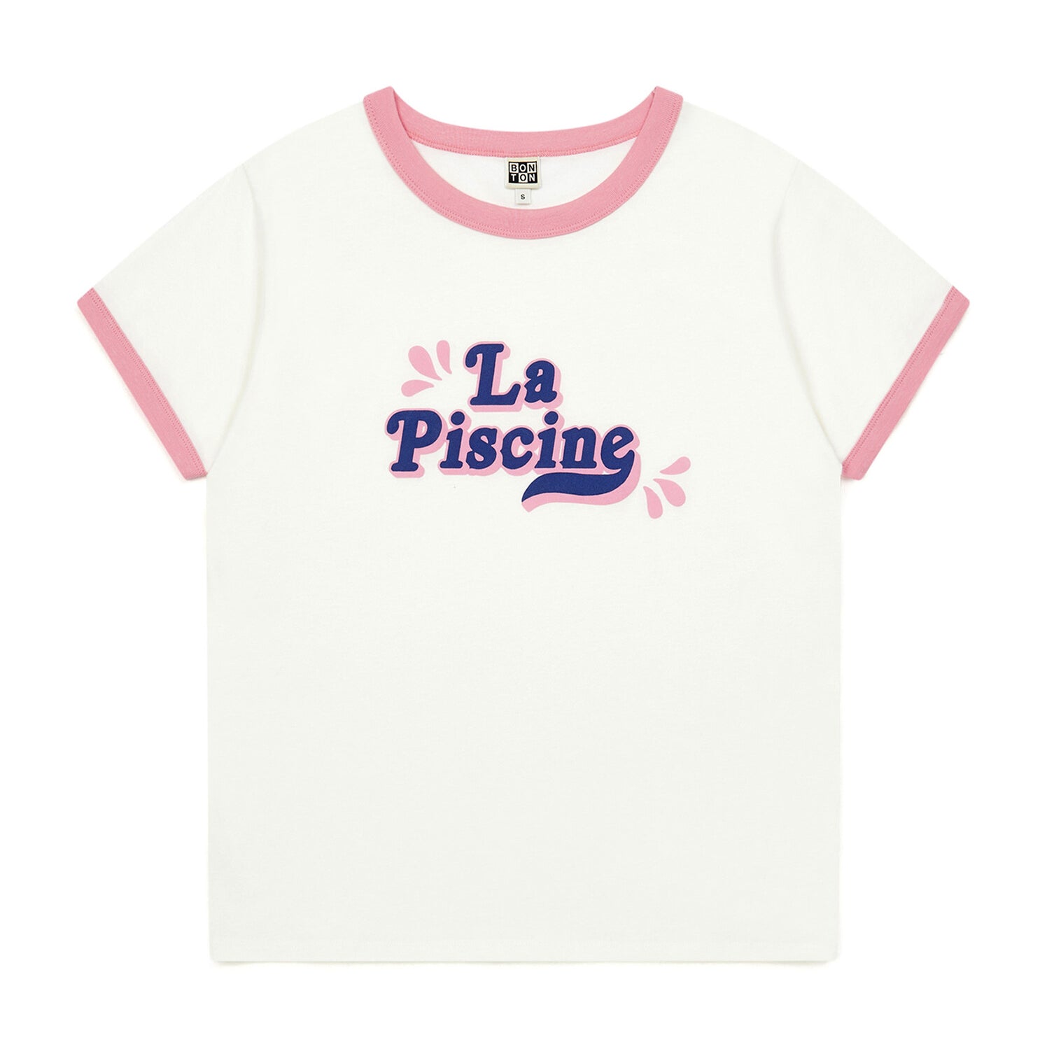 Girls White Logo Cotton T-Shirt
