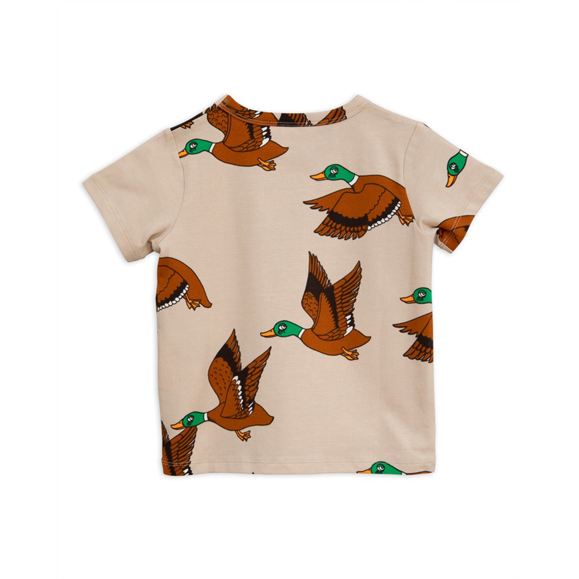 Girls & Boys Beige Organic Cotton T-shirt