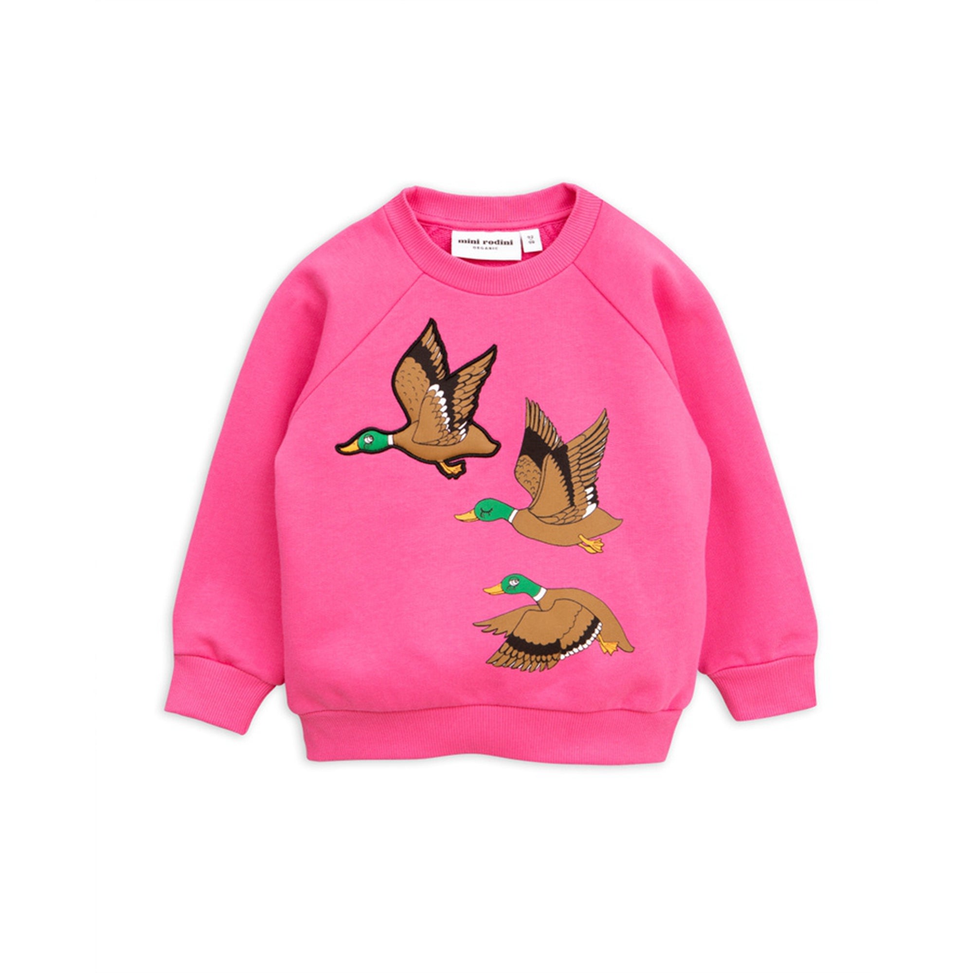 Girls Cerise Organic Cotton Sweatshirt
