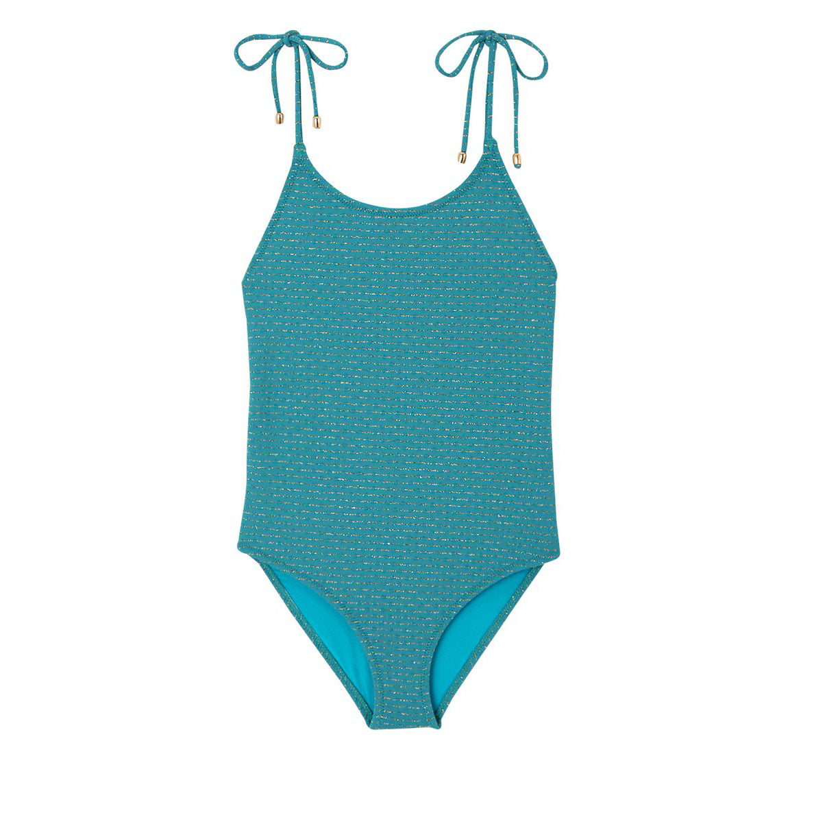 Girls Green Swimsuit