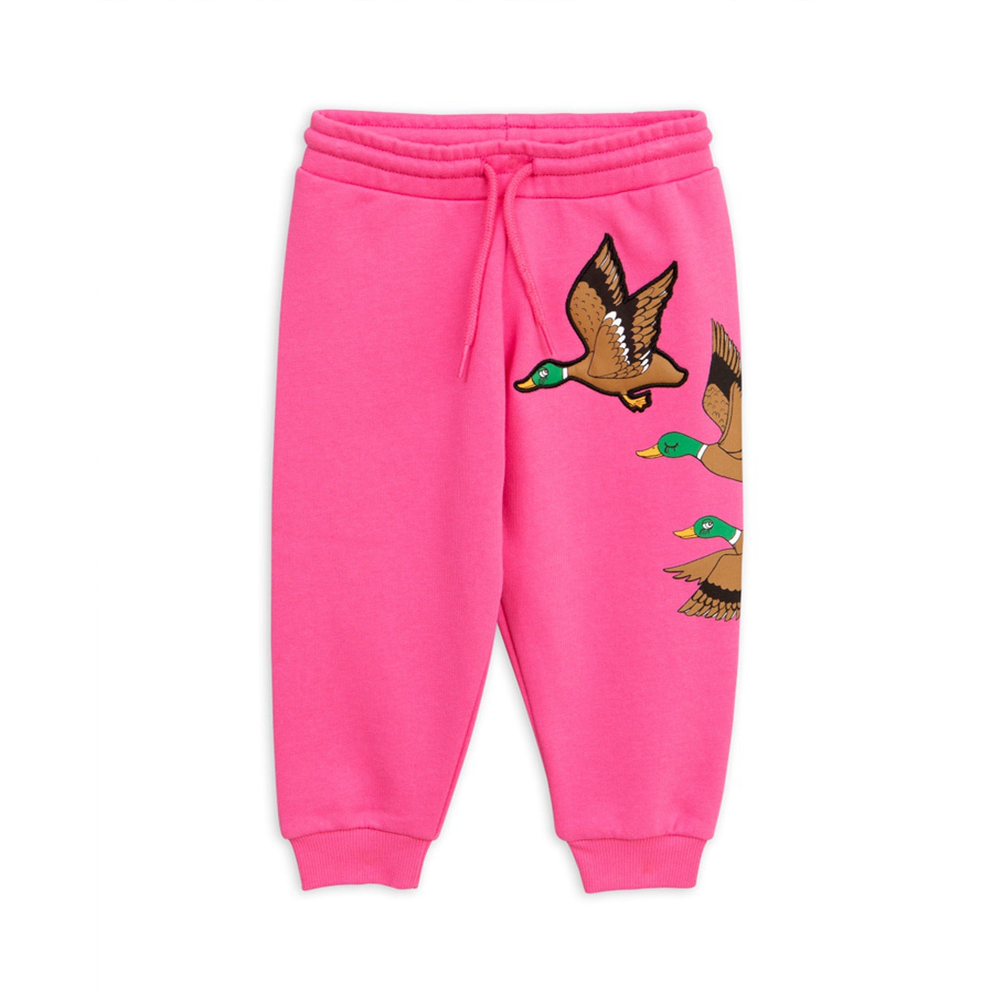 Girls Cerise Organic Cotton Trousers