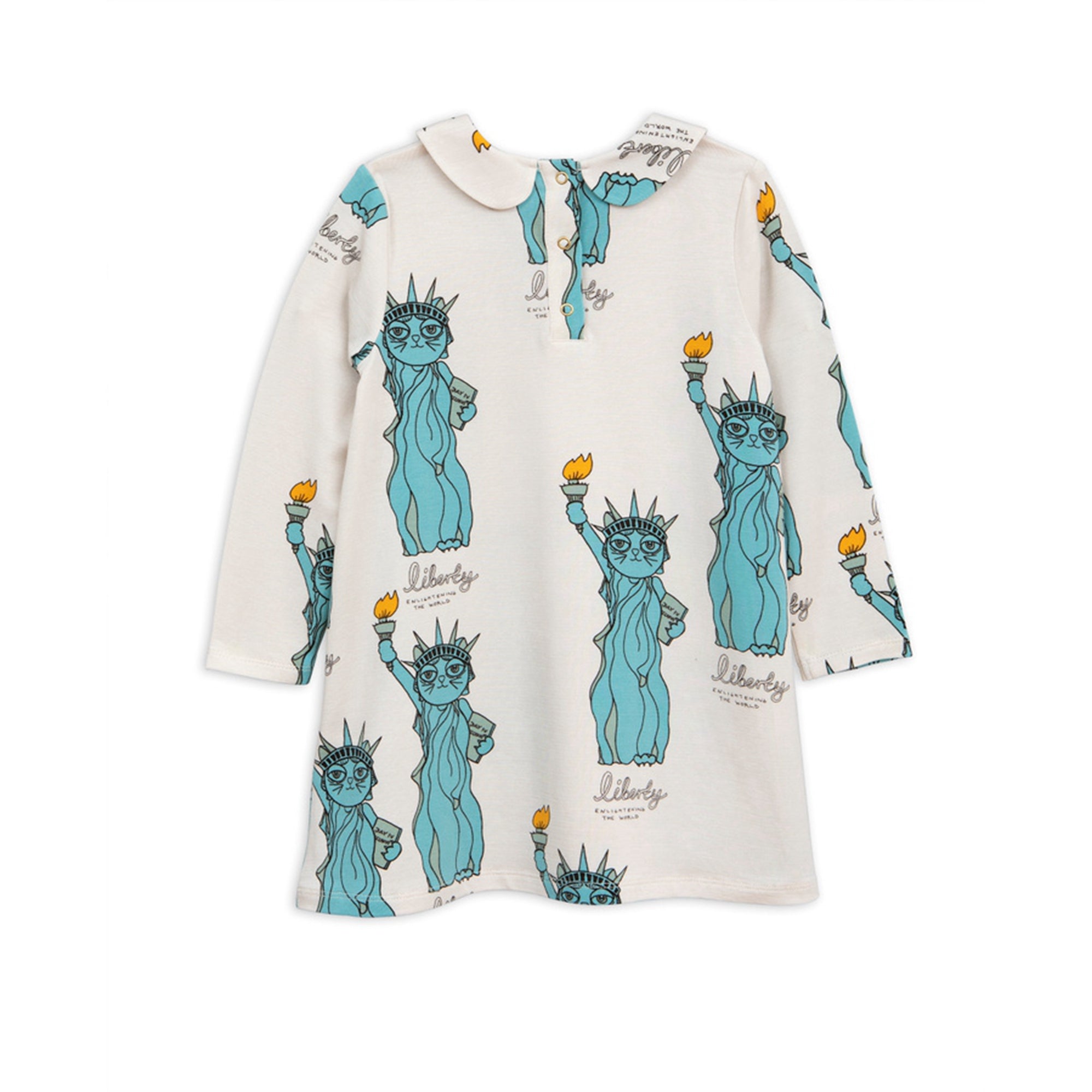 Girls Light Grey Tencel Dress