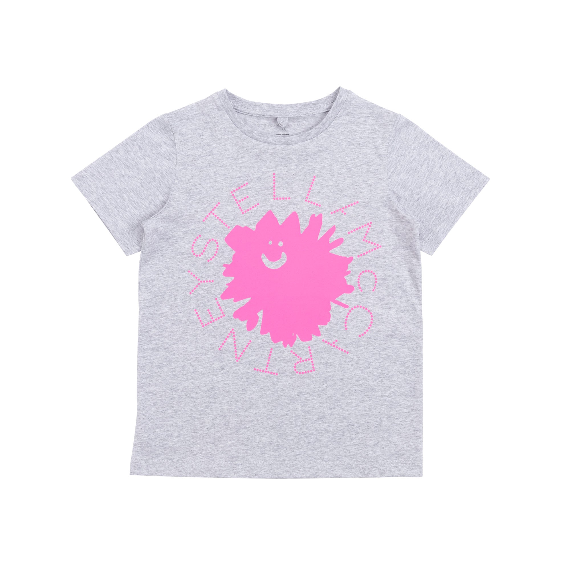 Girls Grey Thunder Cotton T-Shirt