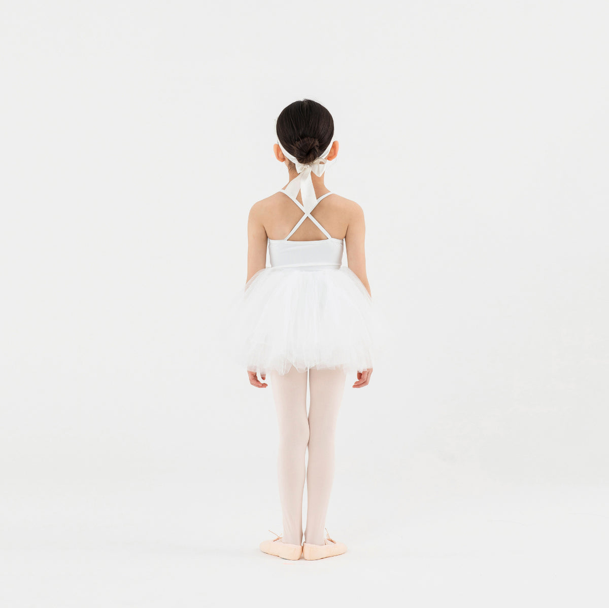 Jupon de danse blanc pour filles