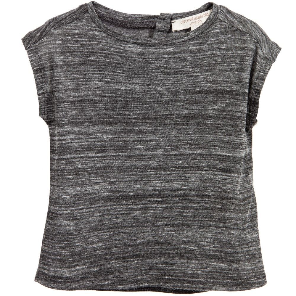 Baby Girls Dark Grey Blouse - CÉMAROSE | Children's Fashion Store - 1