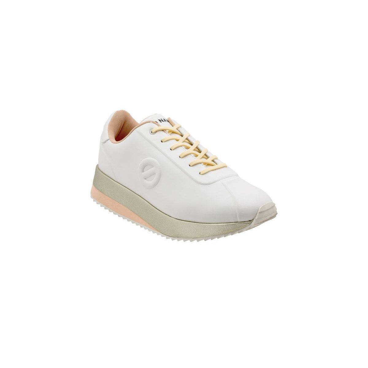 Adult Light Yellow Silicone Shoelace