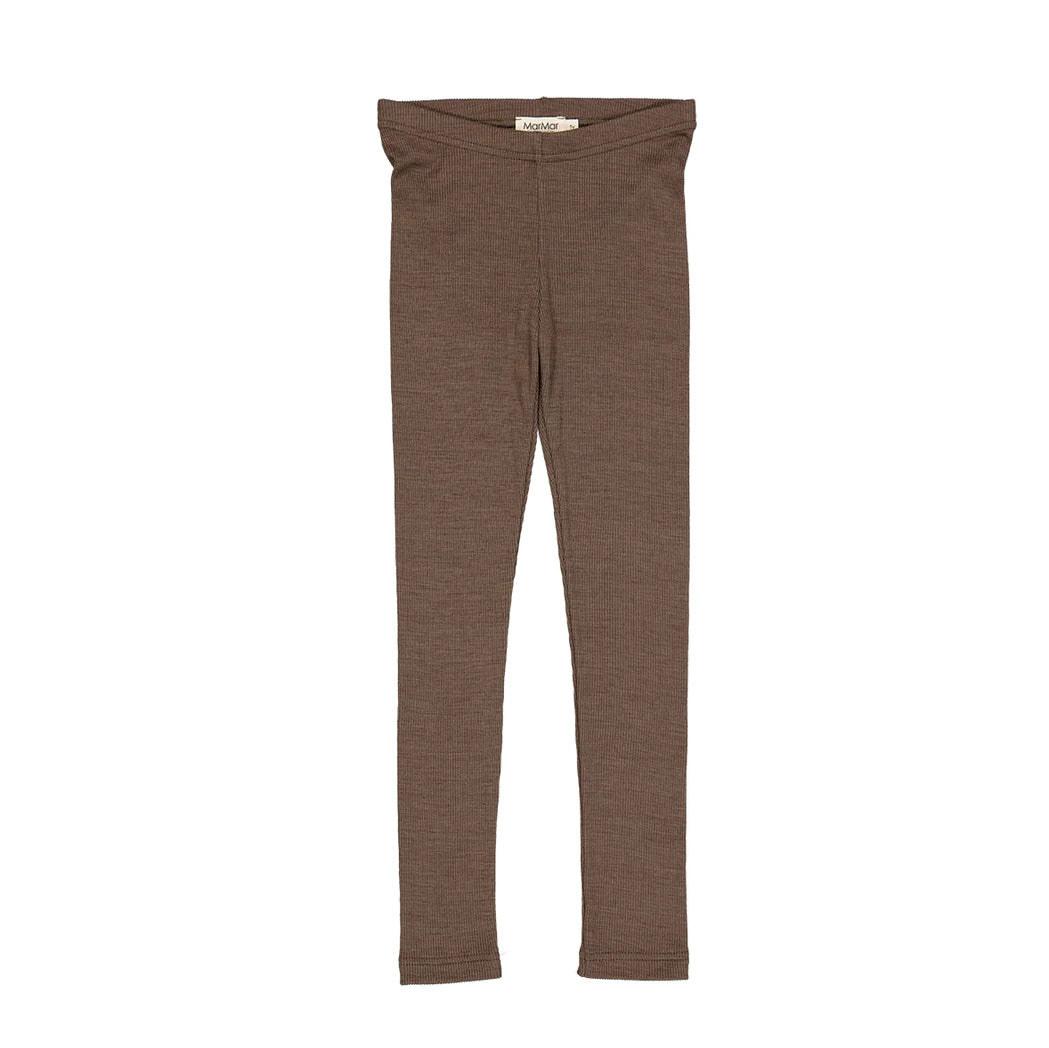 Boys & Girls Brown Wool Leggings