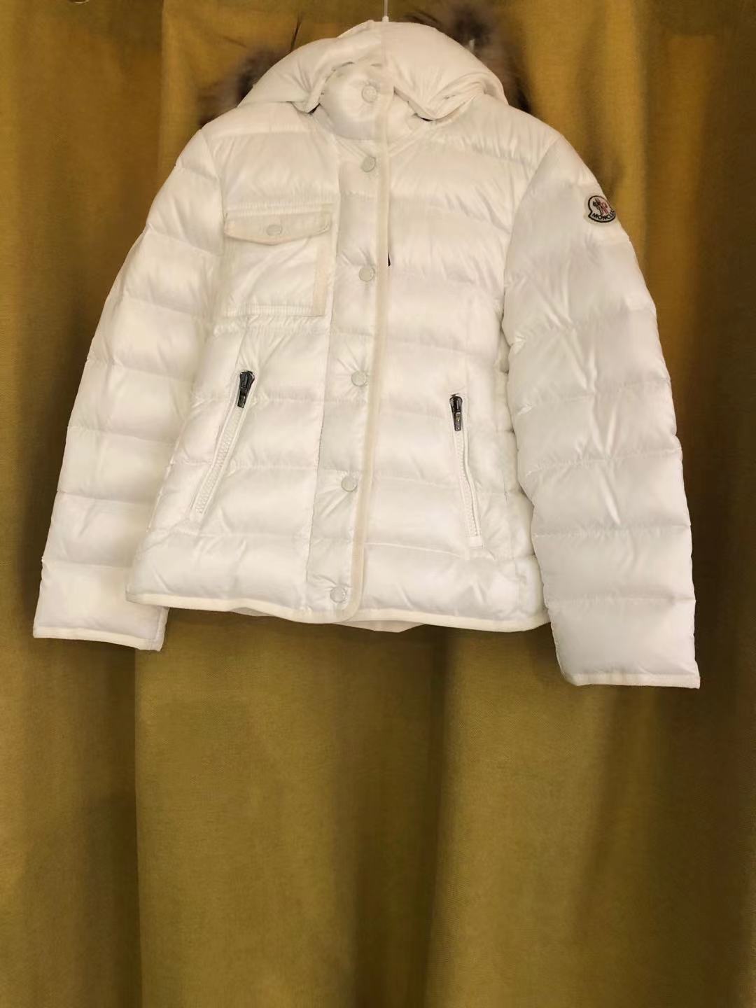 Girls White "New Armoise" Padded Down Jacket
