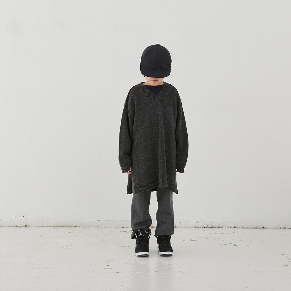 Boys & Girls Charcoal Wool Sweater