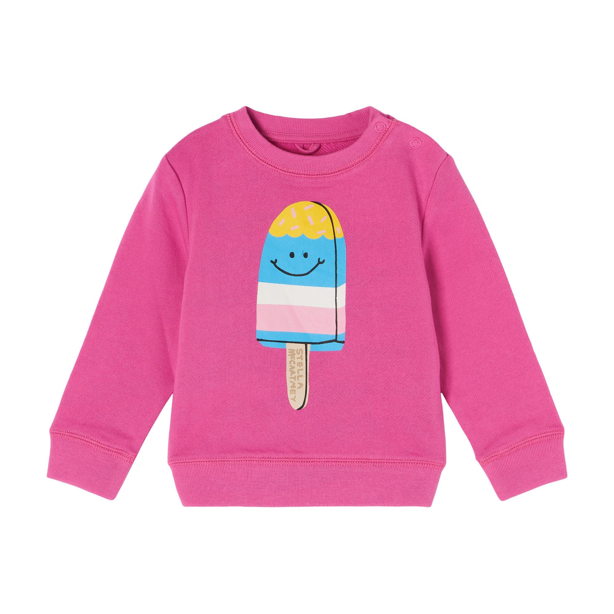 Baby Girls Pink Ice Cream Sweatshirt
