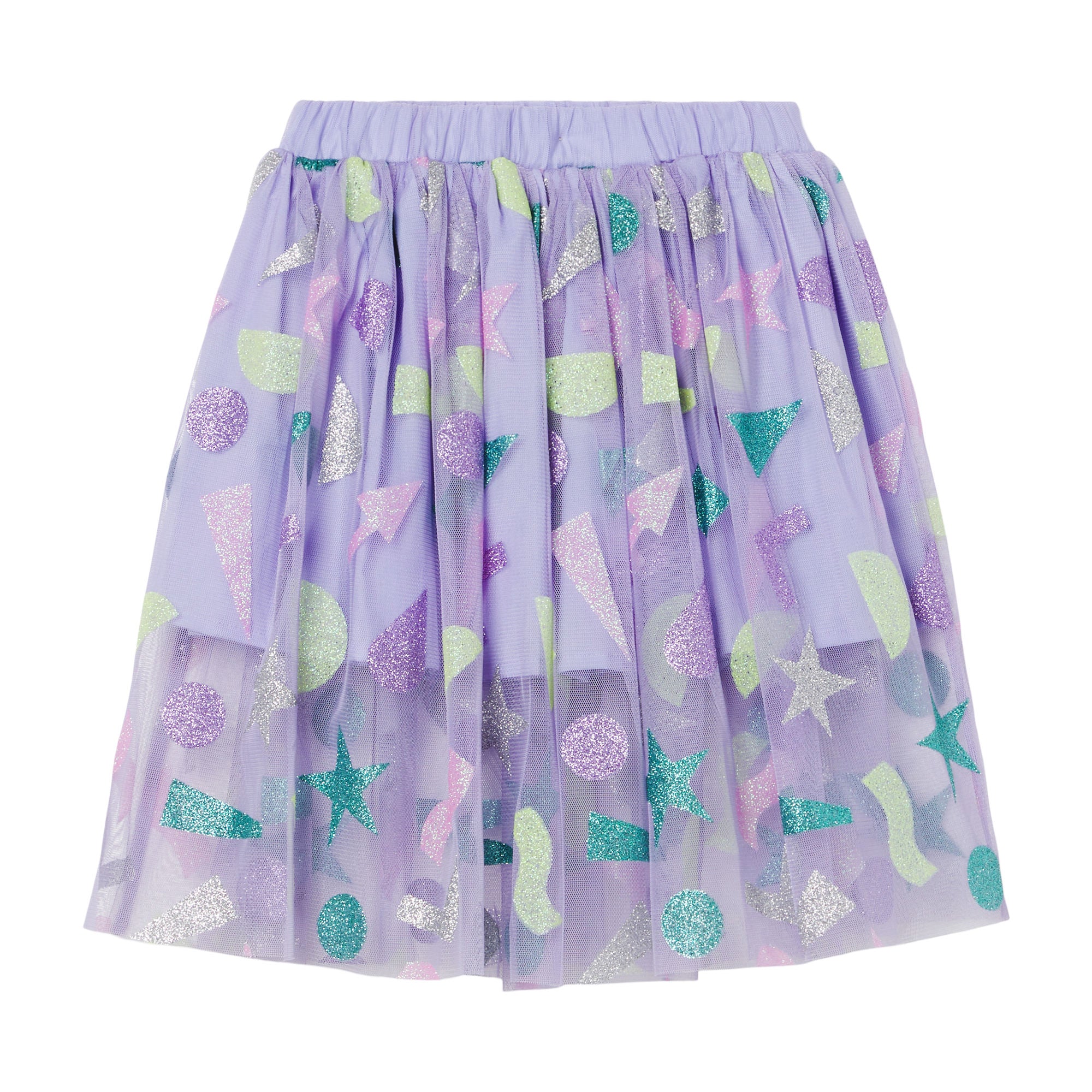 Girls Purple Yarn Skirt