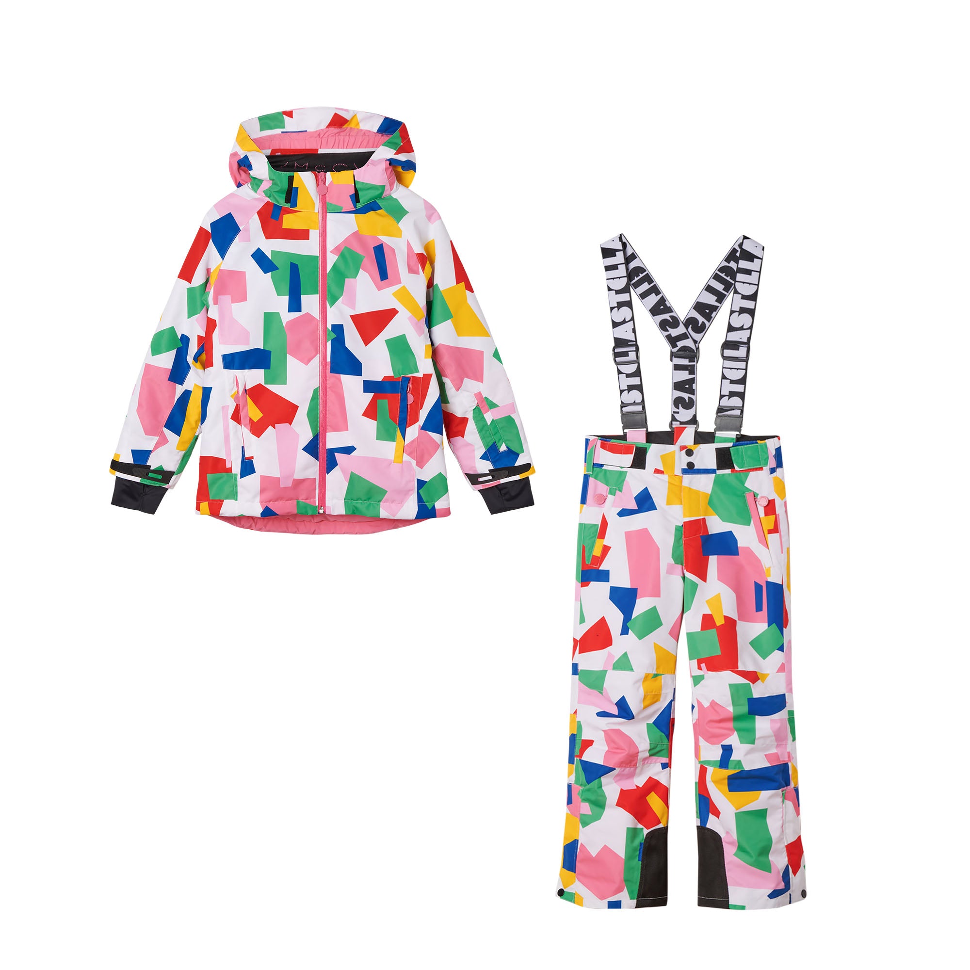 Girls Pink Ski Set