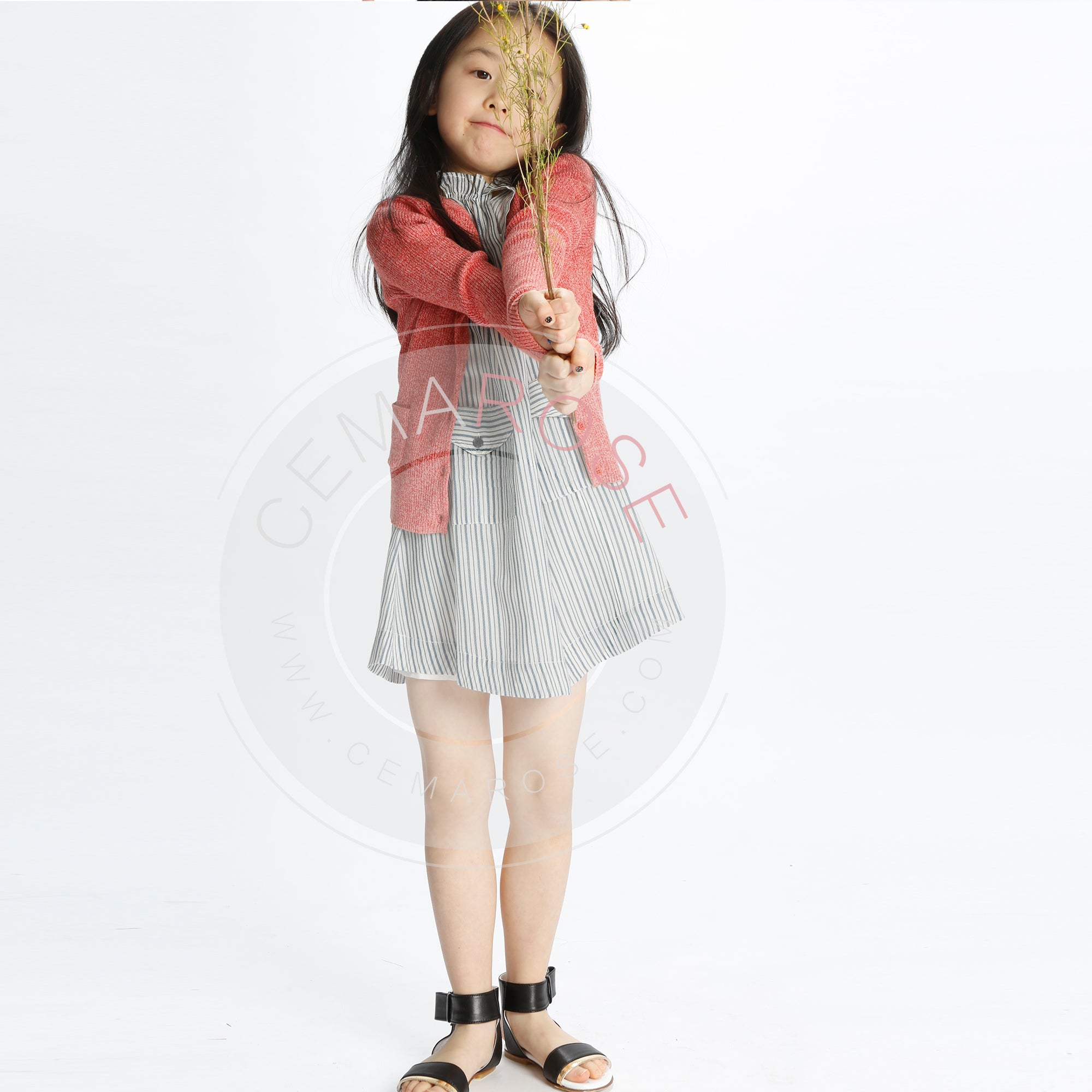 Girls Strawberry Knitwear Cardigan