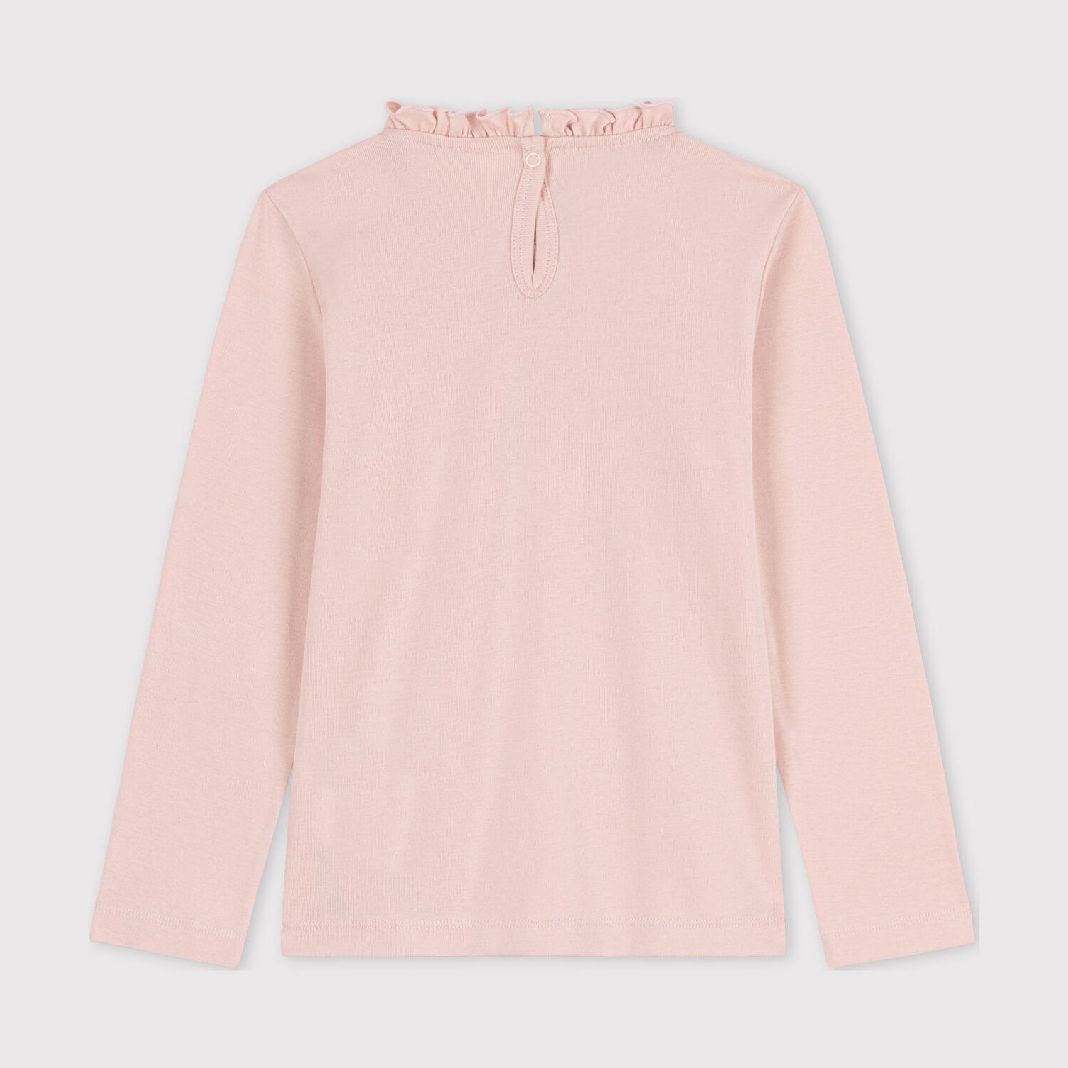 Girls Pink Cotton T-Shirt