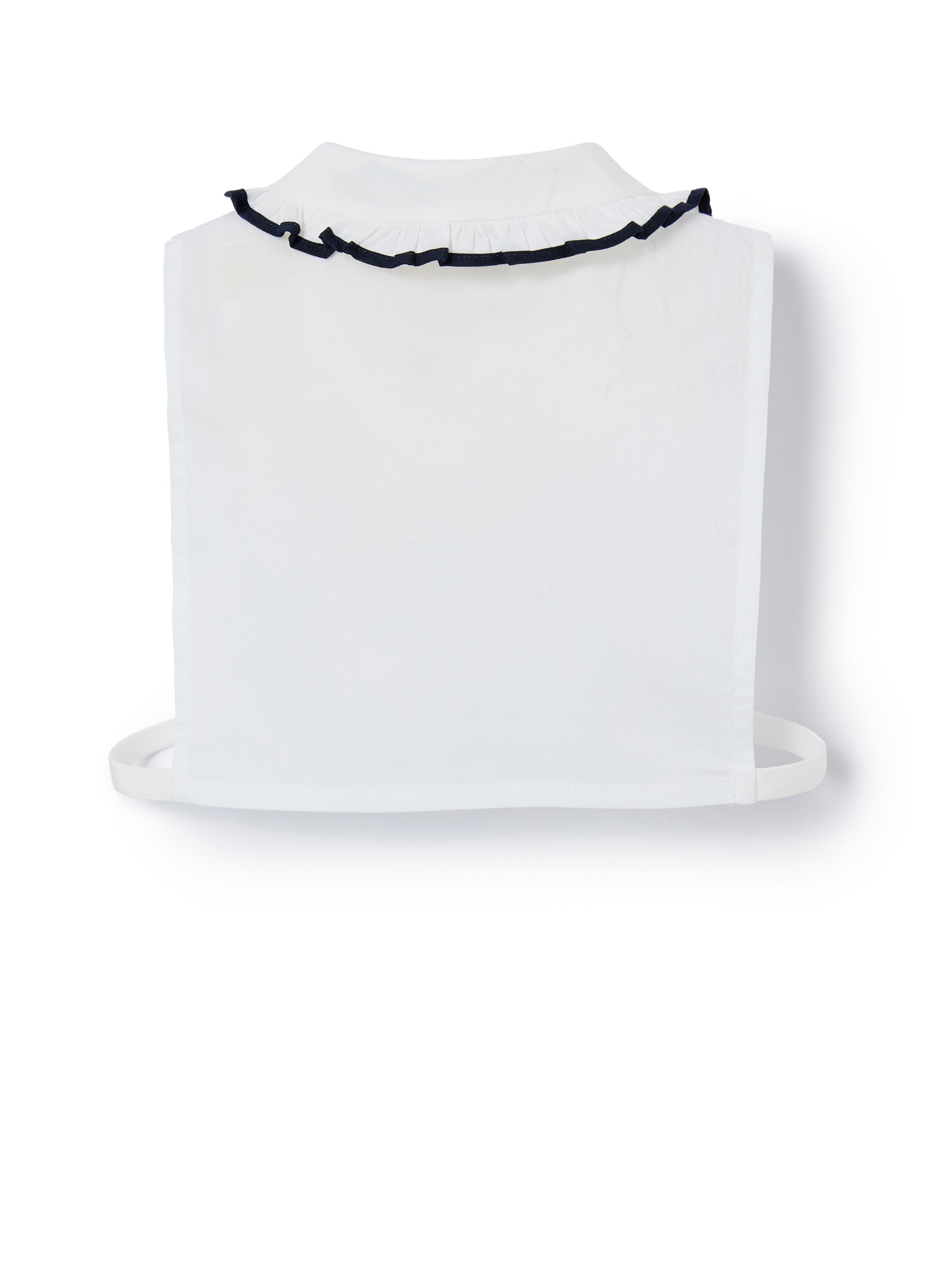 Girls White Detachable Collar
