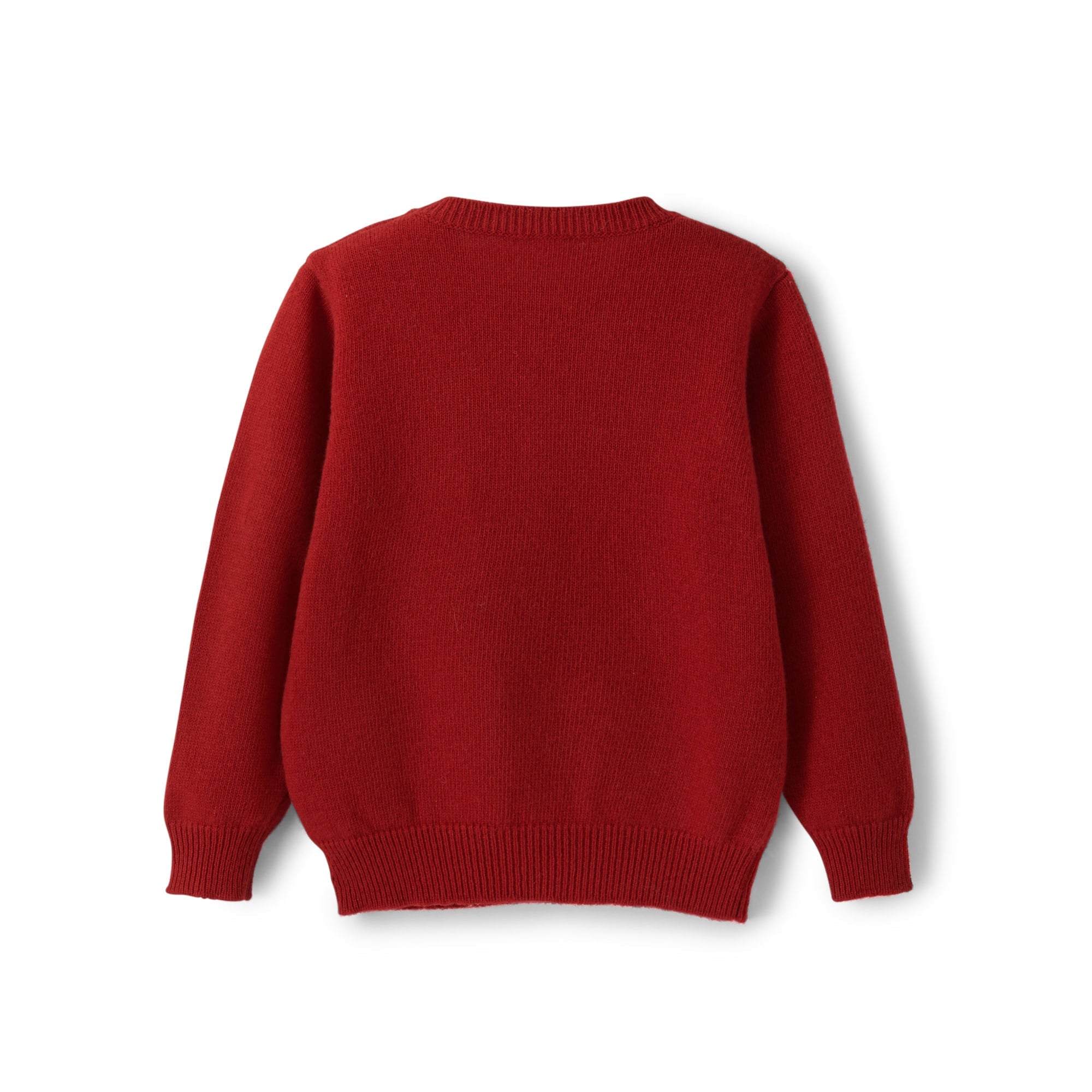 Girls Red Wool Sweater