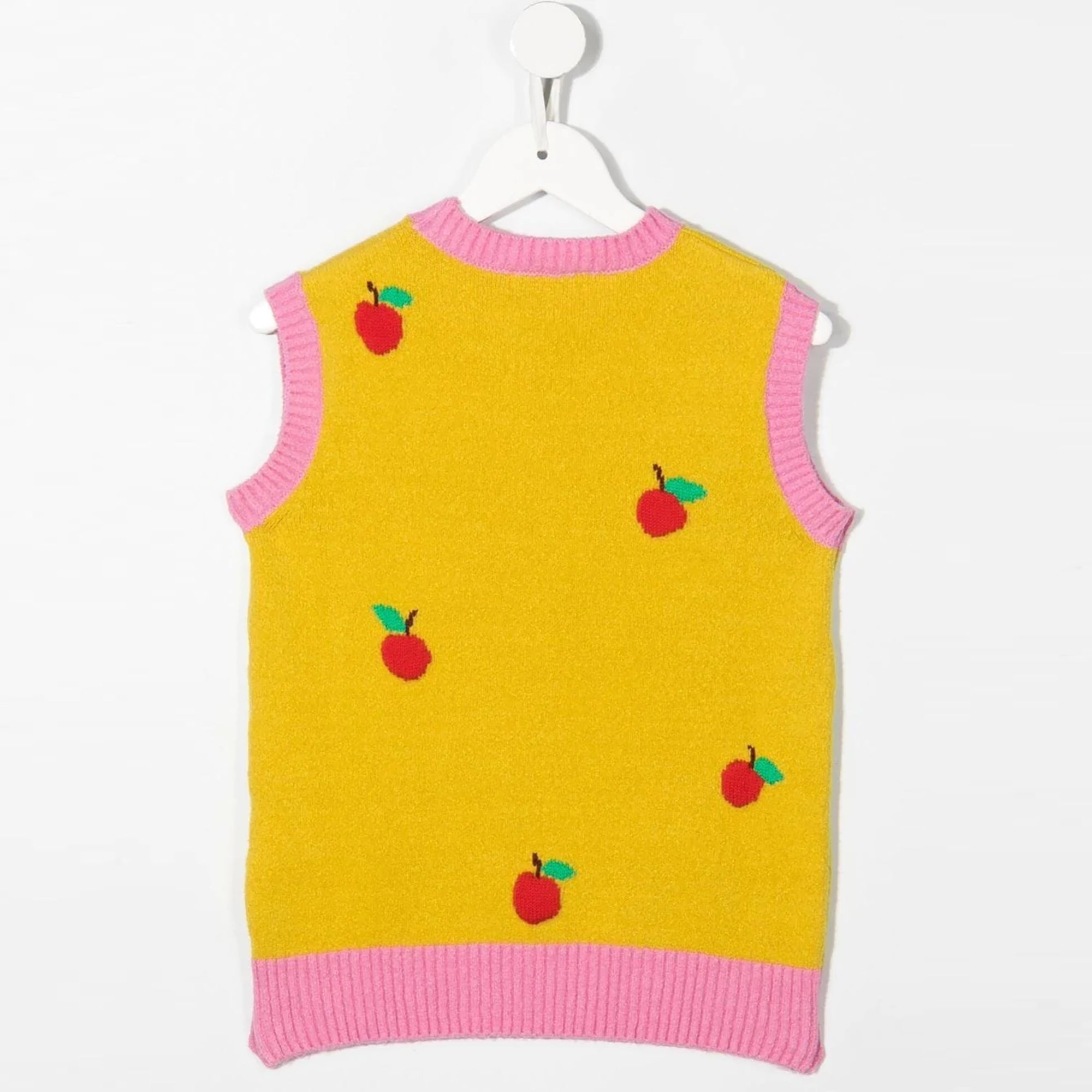 Girls Yellow Knit Vest