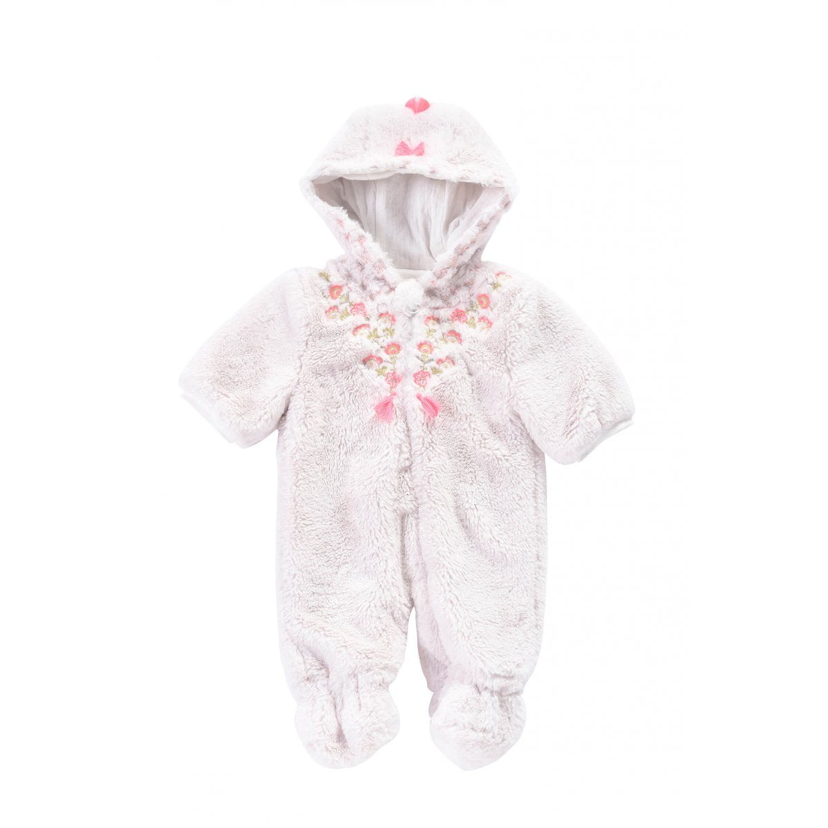 Baby Girls Cream Babysuit